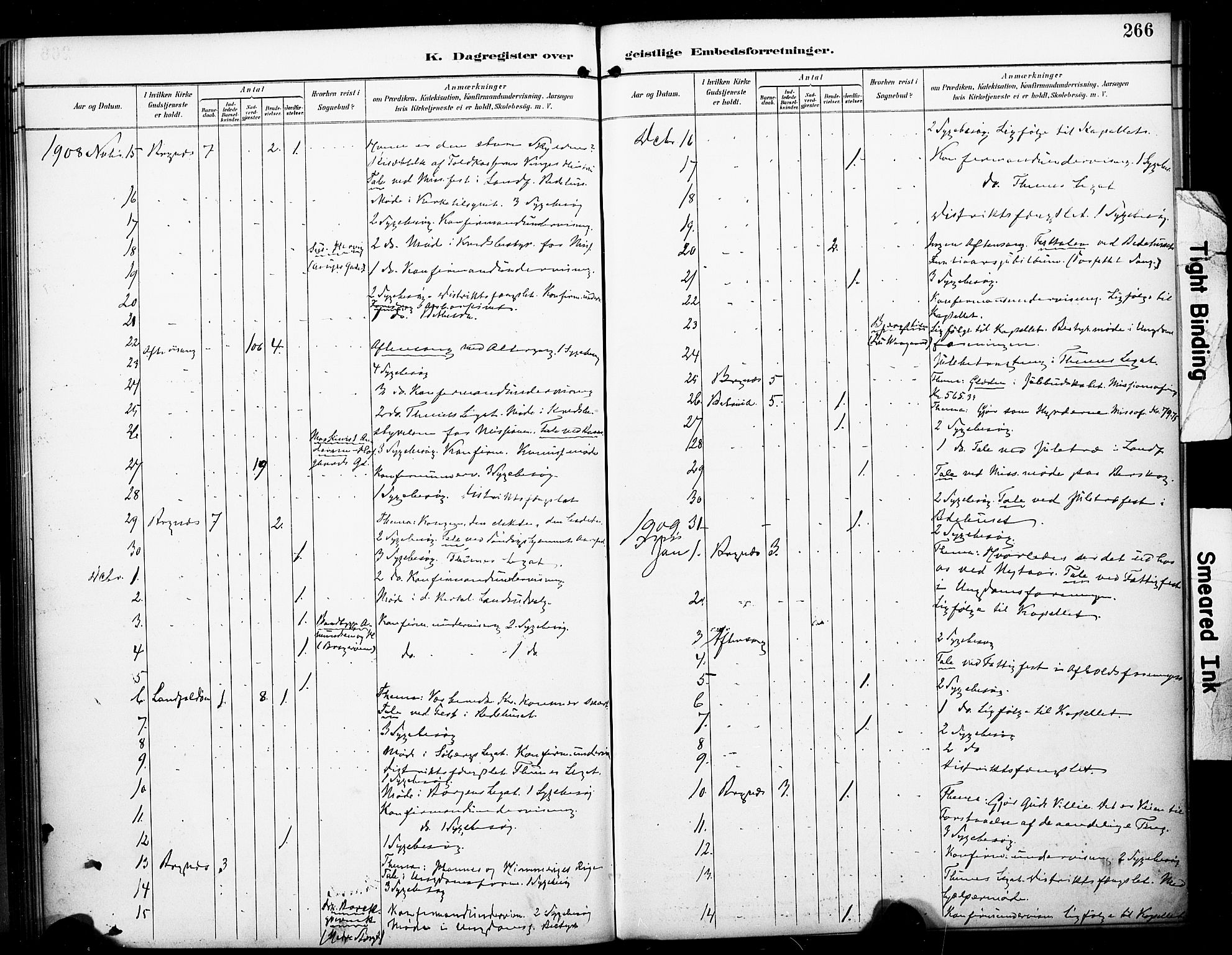 Bragernes kirkebøker, AV/SAKO-A-6/F/Fc/L0006: Parish register (official) no. III 6, 1888-1899, p. 266