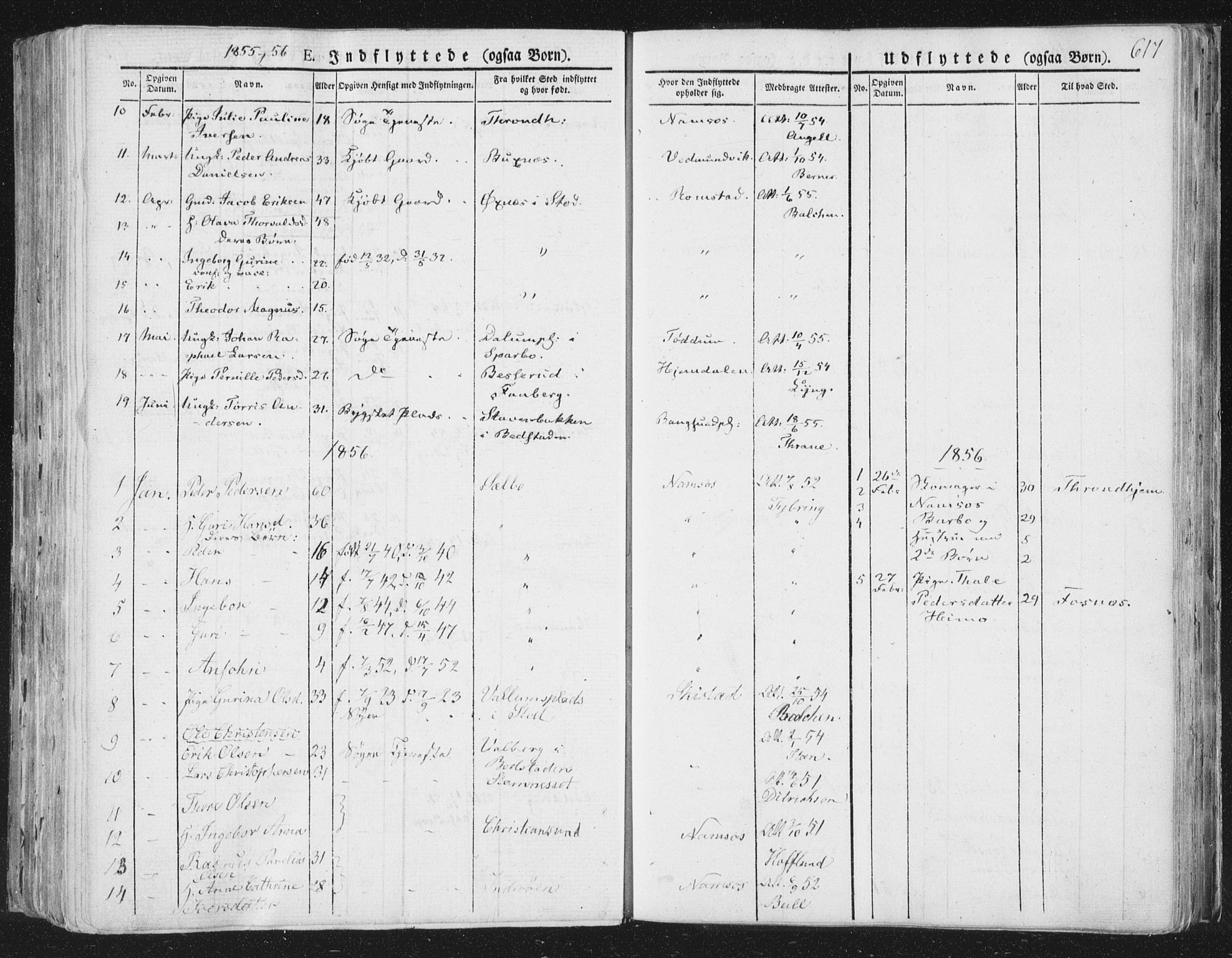 Ministerialprotokoller, klokkerbøker og fødselsregistre - Nord-Trøndelag, SAT/A-1458/764/L0552: Parish register (official) no. 764A07b, 1824-1865, p. 617