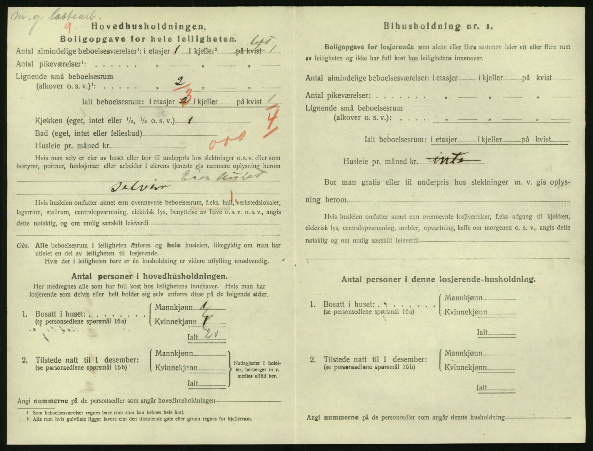 SAK, 1920 census for Risør, 1920, p. 1464