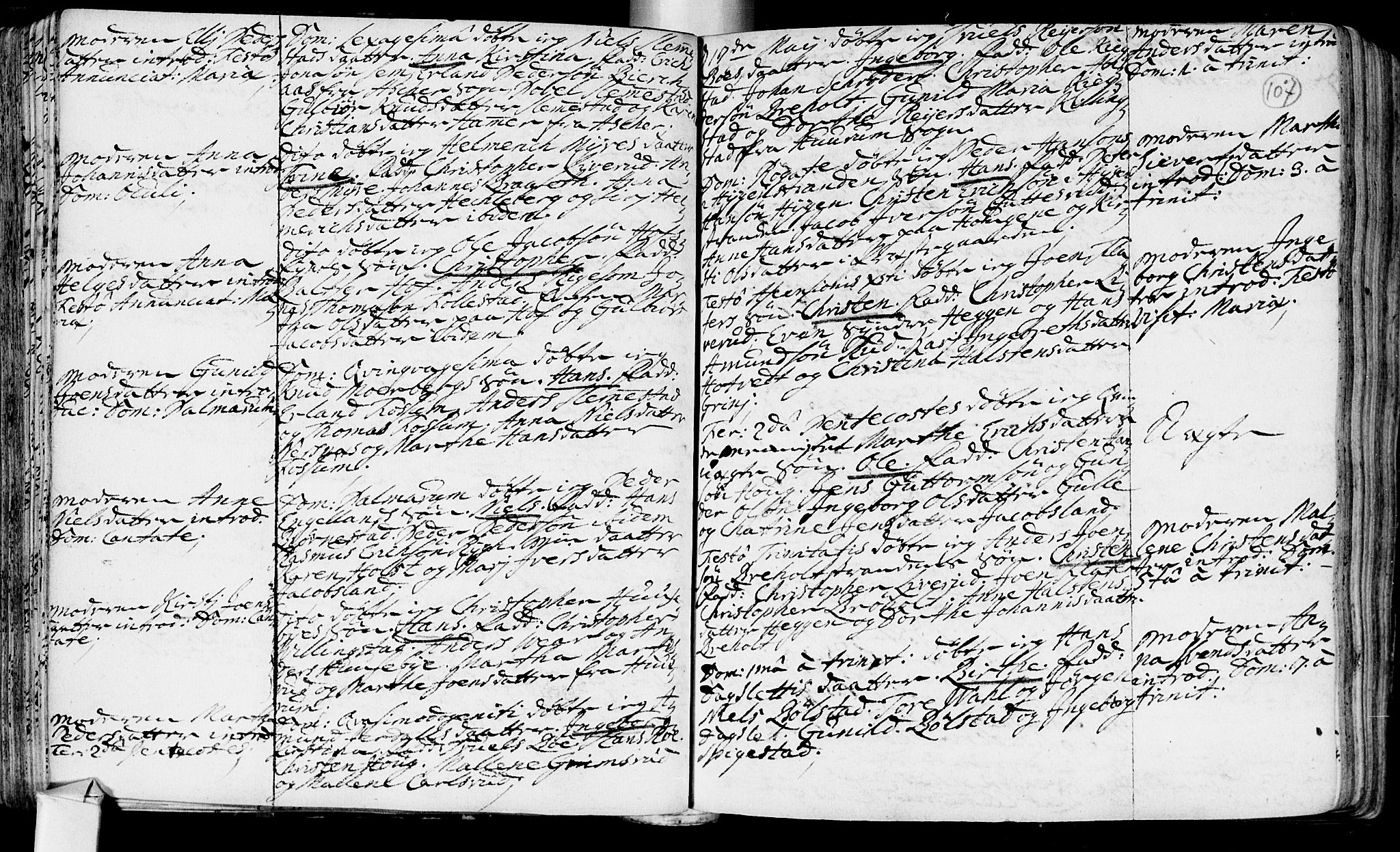 Røyken kirkebøker, SAKO/A-241/F/Fa/L0002: Parish register (official) no. 2, 1731-1782, p. 107