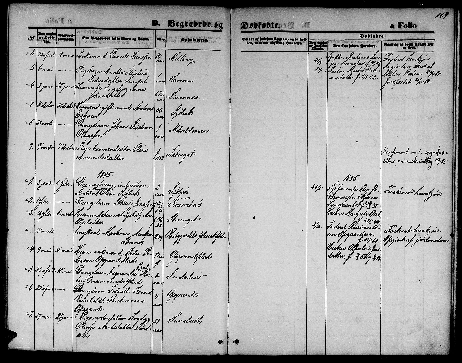 Ministerialprotokoller, klokkerbøker og fødselsregistre - Nord-Trøndelag, SAT/A-1458/733/L0326: Parish register (copy) no. 733C01, 1871-1887, p. 167