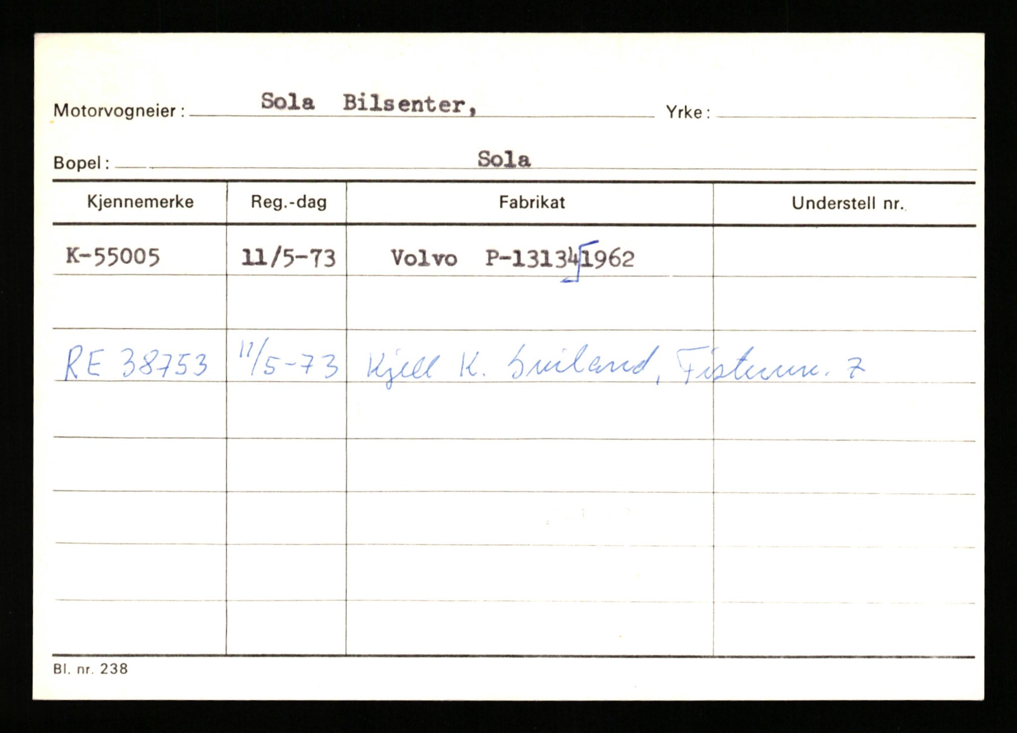 Stavanger trafikkstasjon, AV/SAST-A-101942/0/G/L0007: Registreringsnummer: 49019 - 67460, 1930-1971, p. 1497