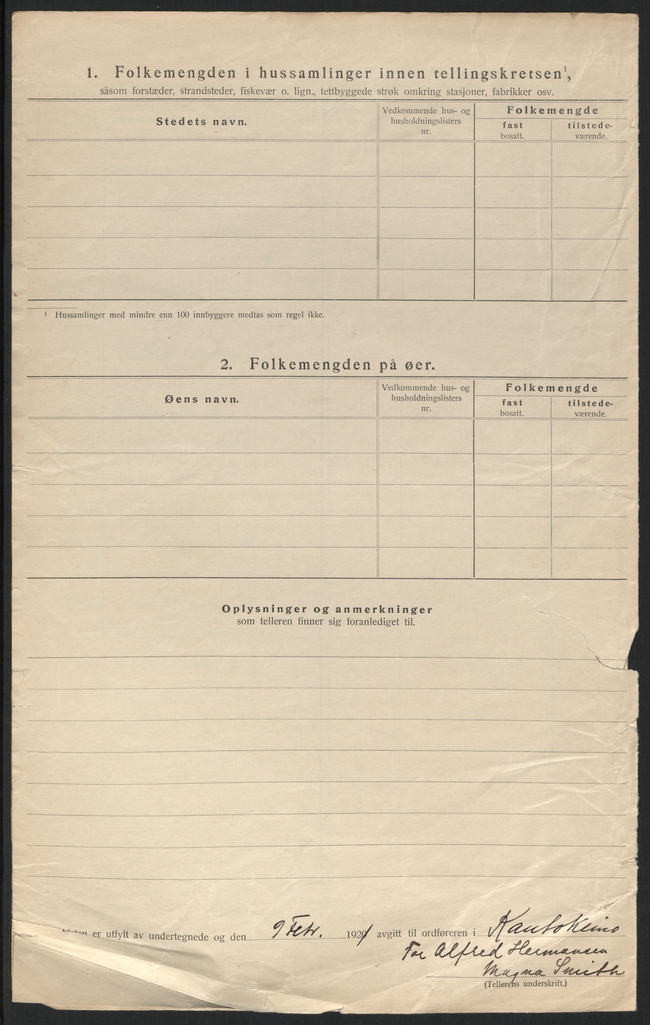 SATØ, 1920 census for Kautokeino, 1920, p. 17