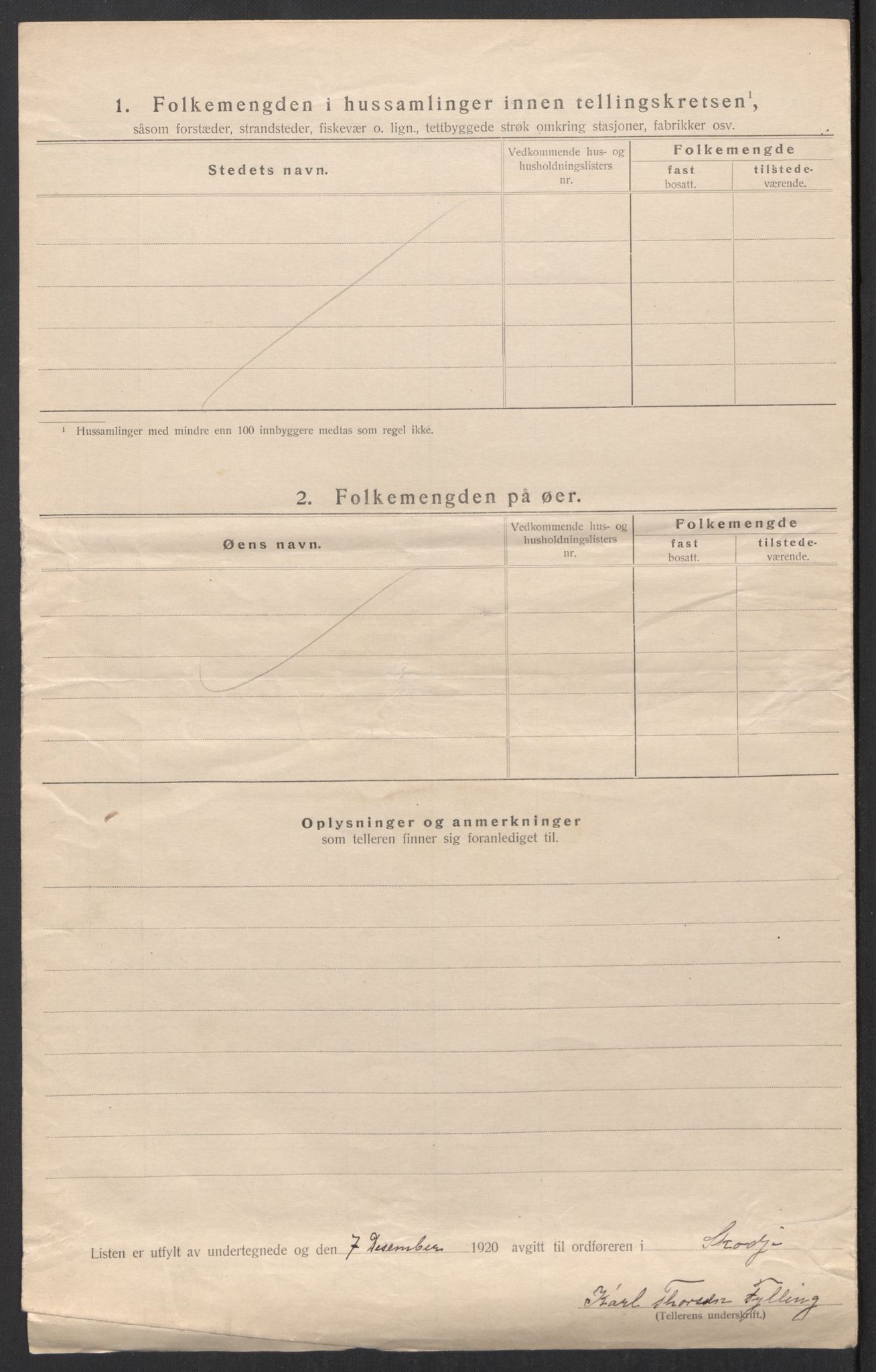 SAT, 1920 census for Skodje, 1920, p. 23