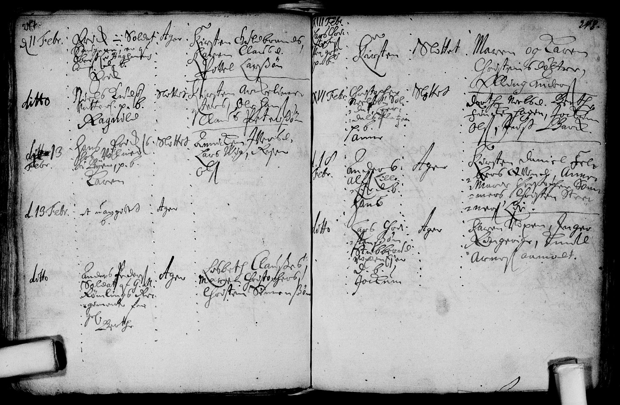 Aker prestekontor kirkebøker, AV/SAO-A-10861/F/L0002: Parish register (official) no. 2, 1714-1720, p. 247-248