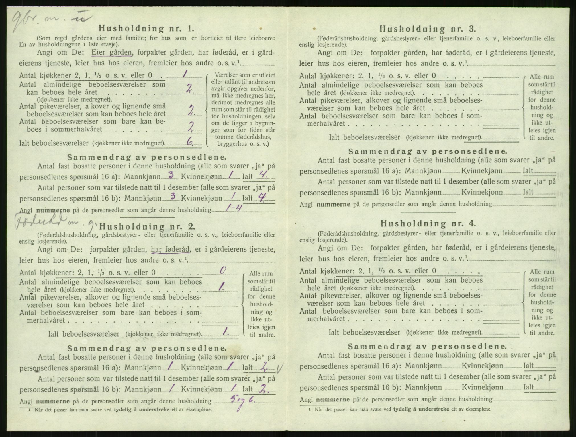 SAT, 1920 census for Norddal, 1920, p. 858