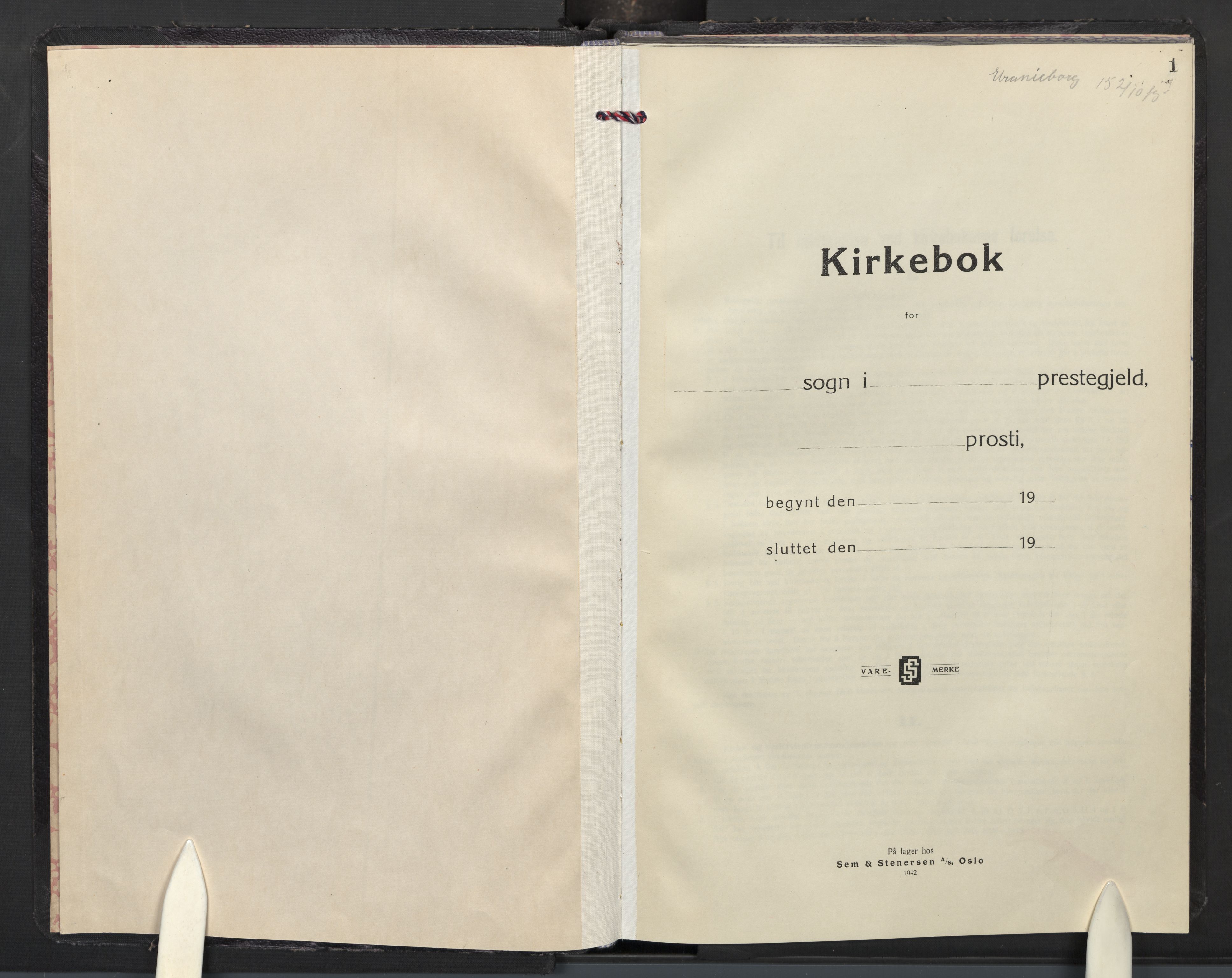 Uranienborg prestekontor Kirkebøker, SAO/A-10877/H/Ha/L0008: Banns register no. I 8, 1946-1947, p. 1