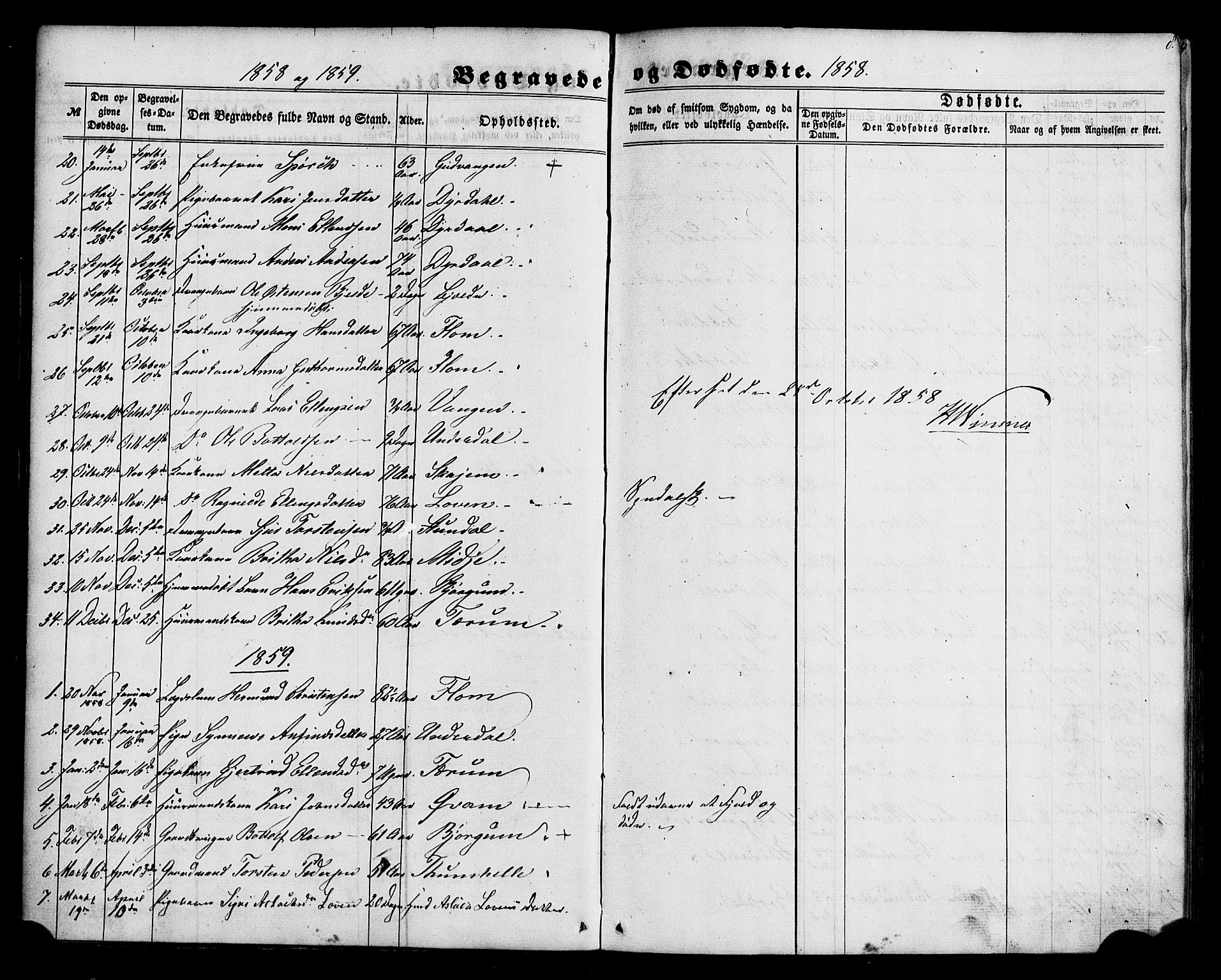 Aurland sokneprestembete, SAB/A-99937/H/Ha/Haa/L0011: Parish register (official) no. A 11, 1857-1879, p. 8