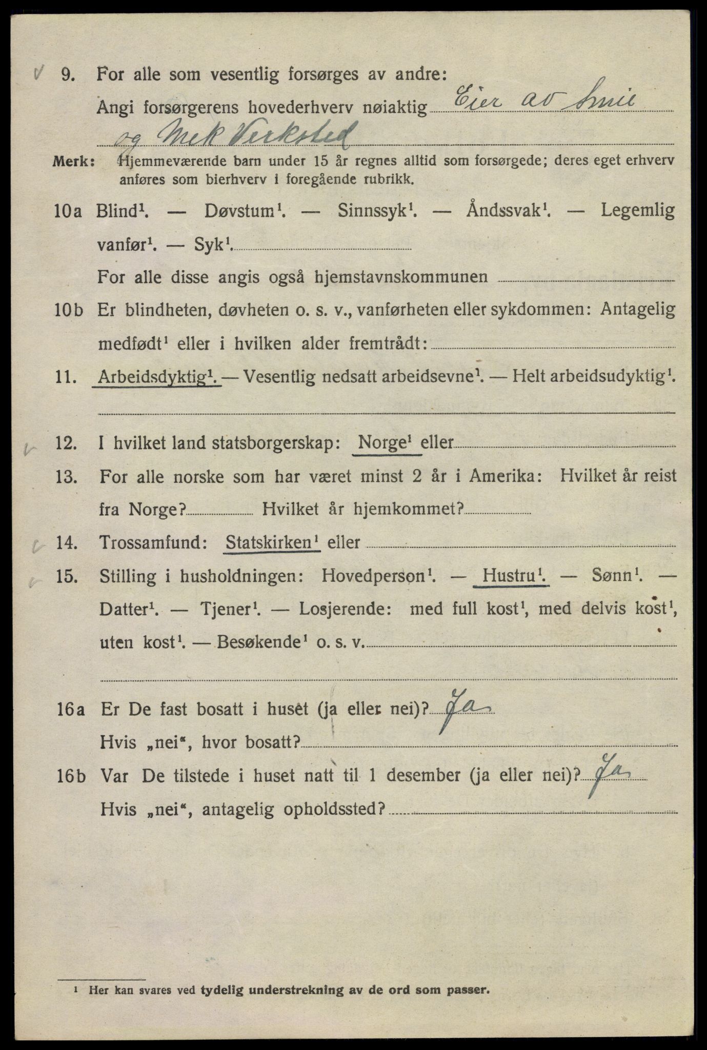 SAO, 1920 census for Kristiania, 1920, p. 271008