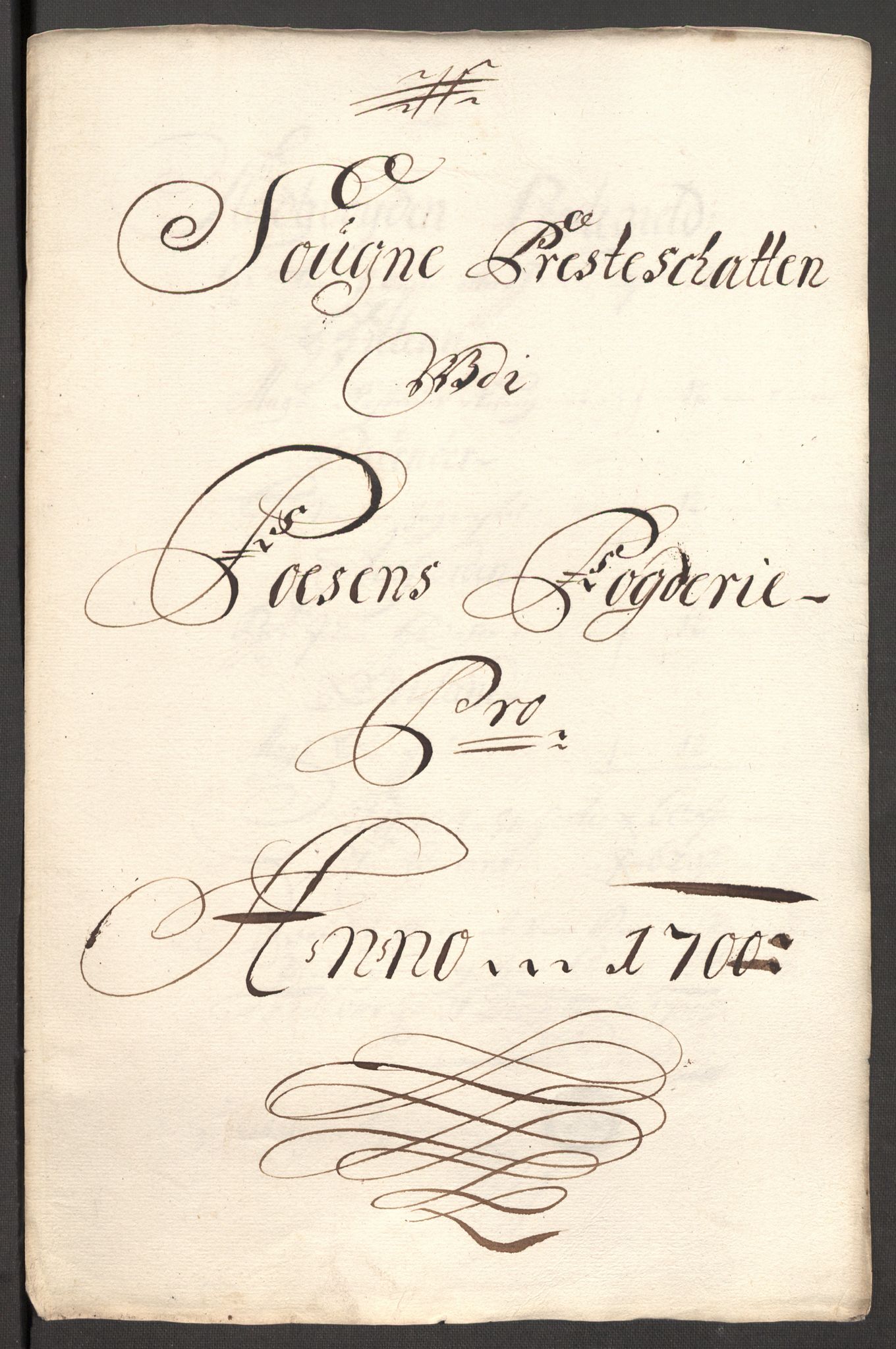 Rentekammeret inntil 1814, Reviderte regnskaper, Fogderegnskap, RA/EA-4092/R57/L3854: Fogderegnskap Fosen, 1700-1701, p. 132