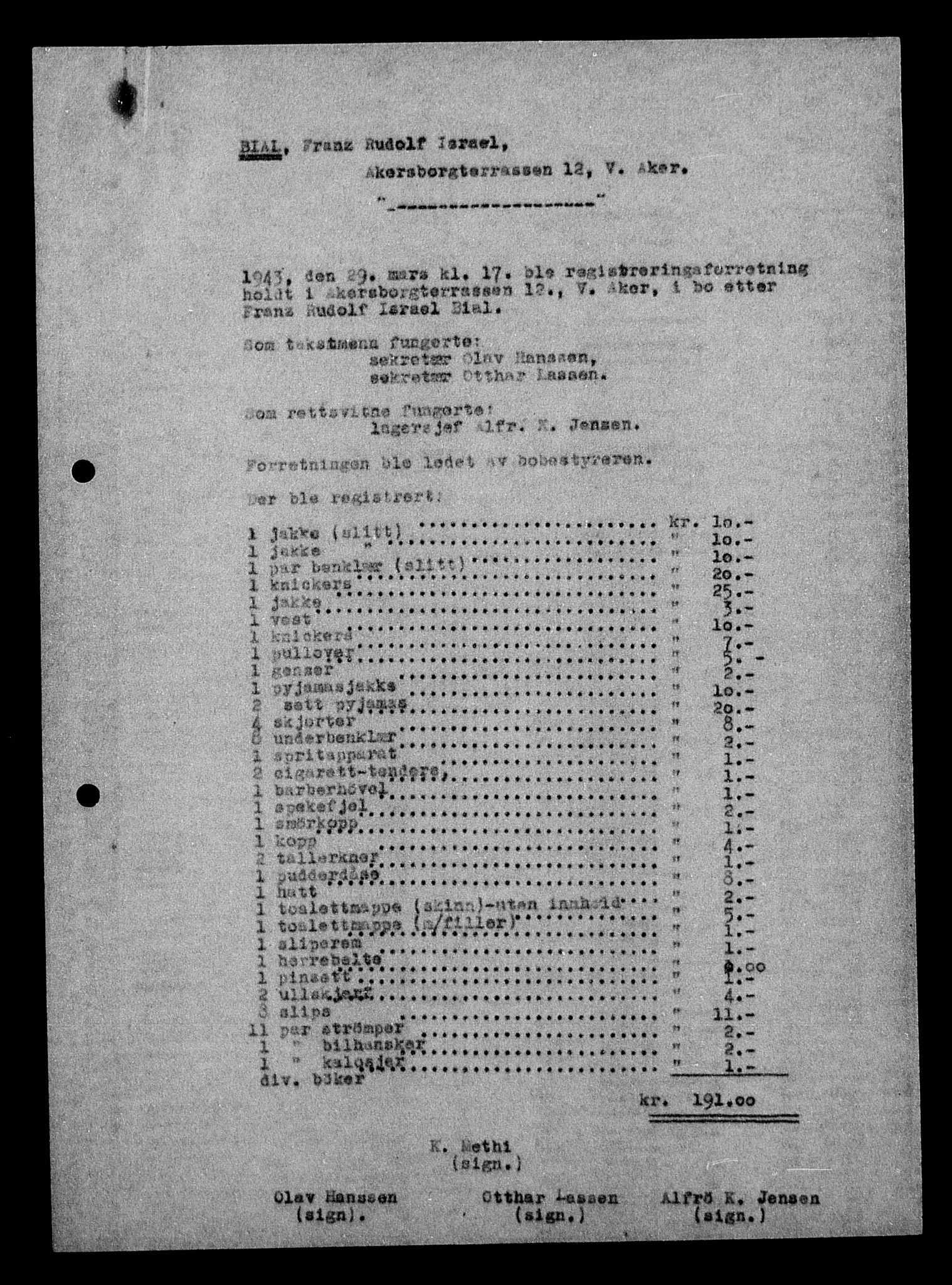 Justisdepartementet, Tilbakeføringskontoret for inndratte formuer, AV/RA-S-1564/H/Hc/Hcc/L0924: --, 1945-1947, p. 74
