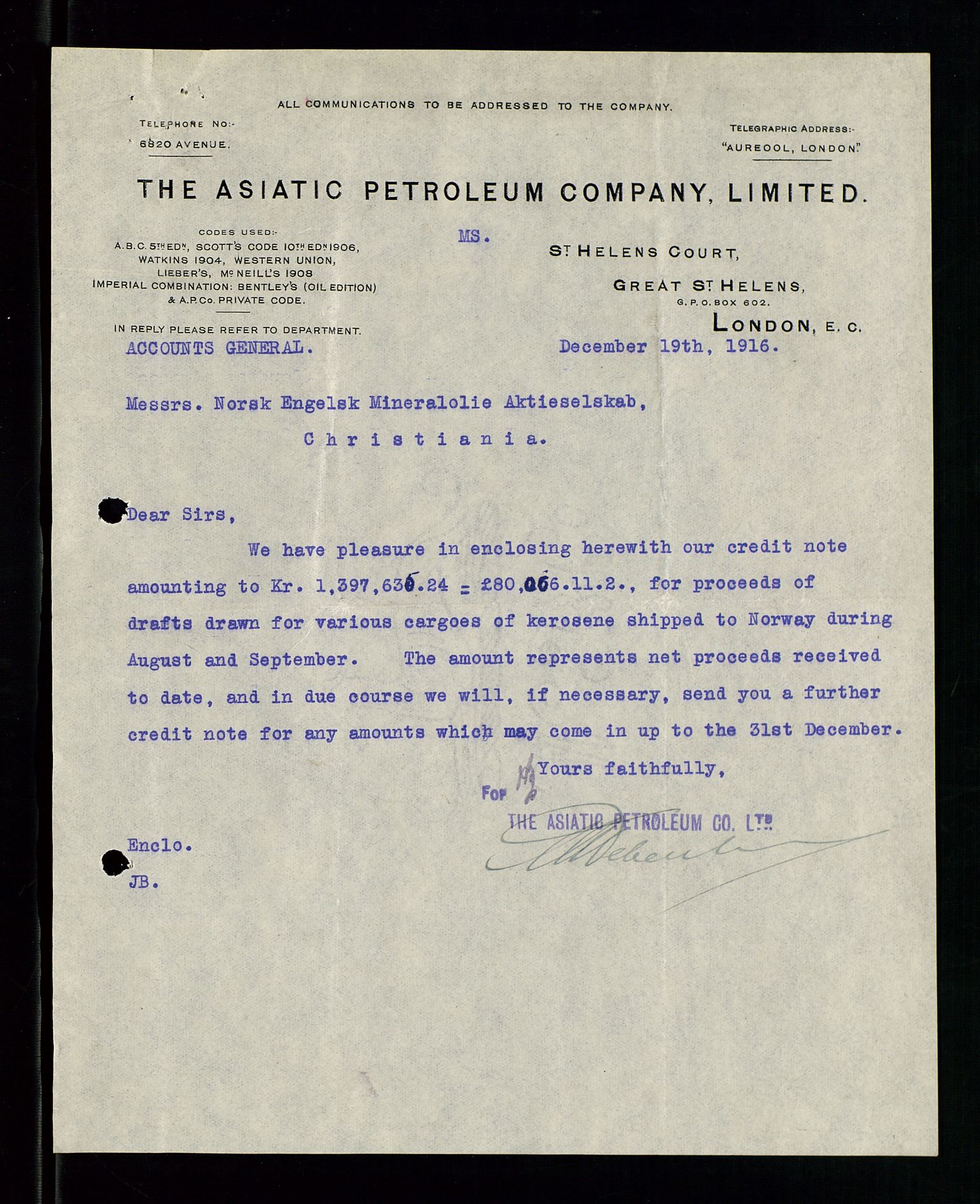 Pa 1521 - A/S Norske Shell, AV/SAST-A-101915/E/Ea/Eaa/L0001: Sjefskorrespondanse, 1917, p. 544