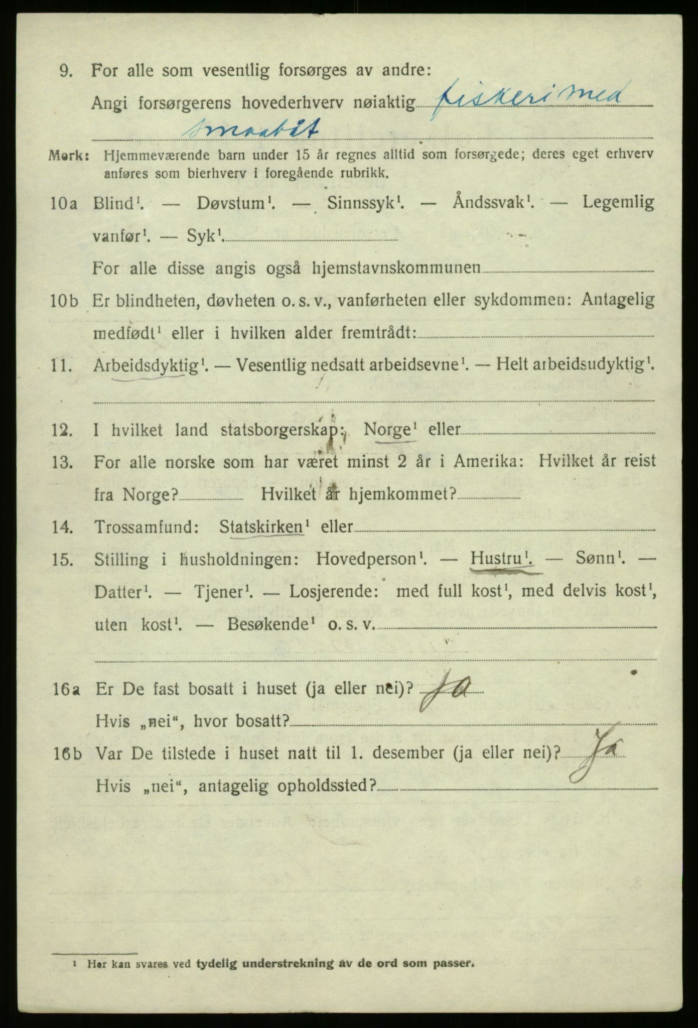 SAB, 1920 census for Kinn, 1920, p. 11748