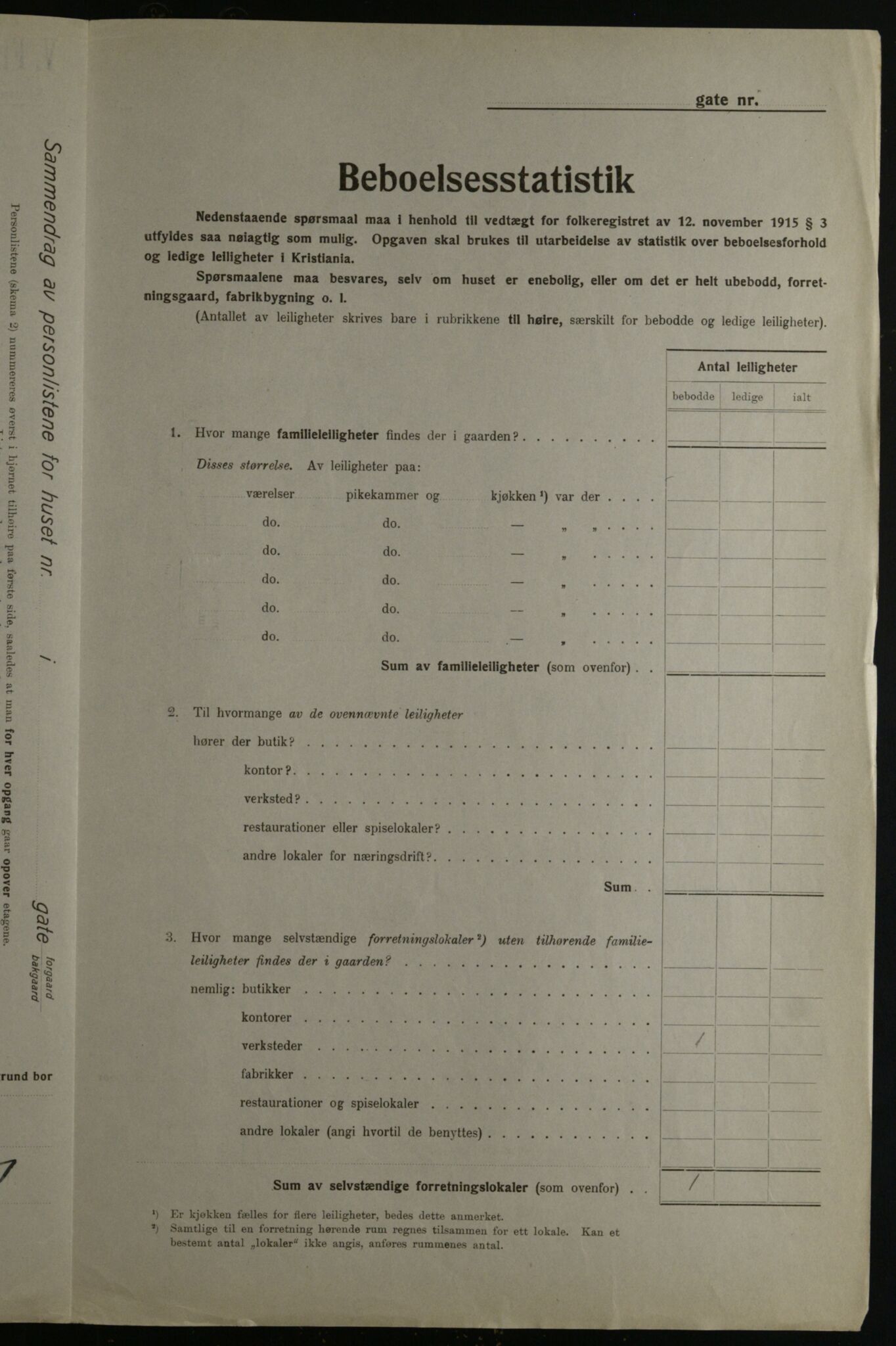 OBA, Municipal Census 1923 for Kristiania, 1923, p. 81306