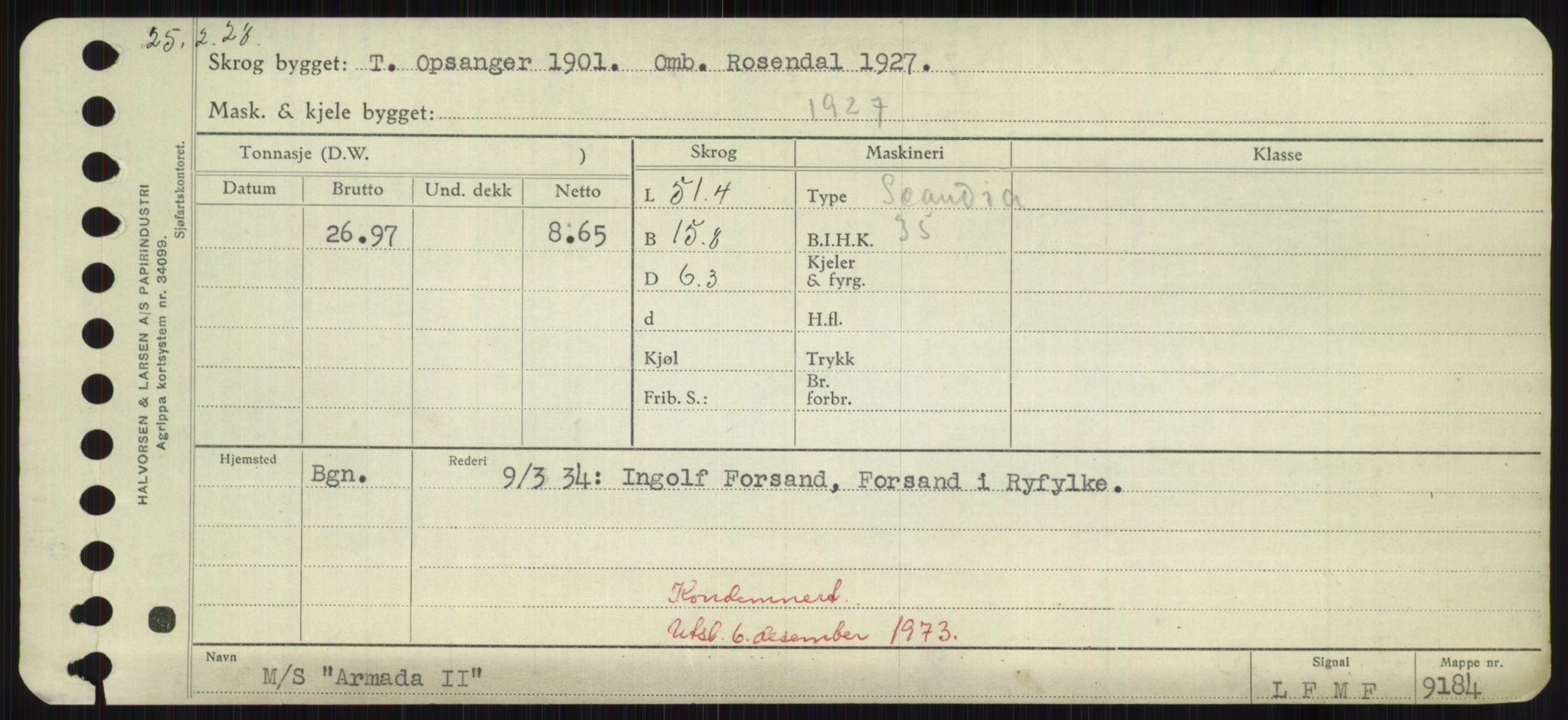 Sjøfartsdirektoratet med forløpere, Skipsmålingen, AV/RA-S-1627/H/Hd/L0002: Fartøy, Apa-Axe, p. 129