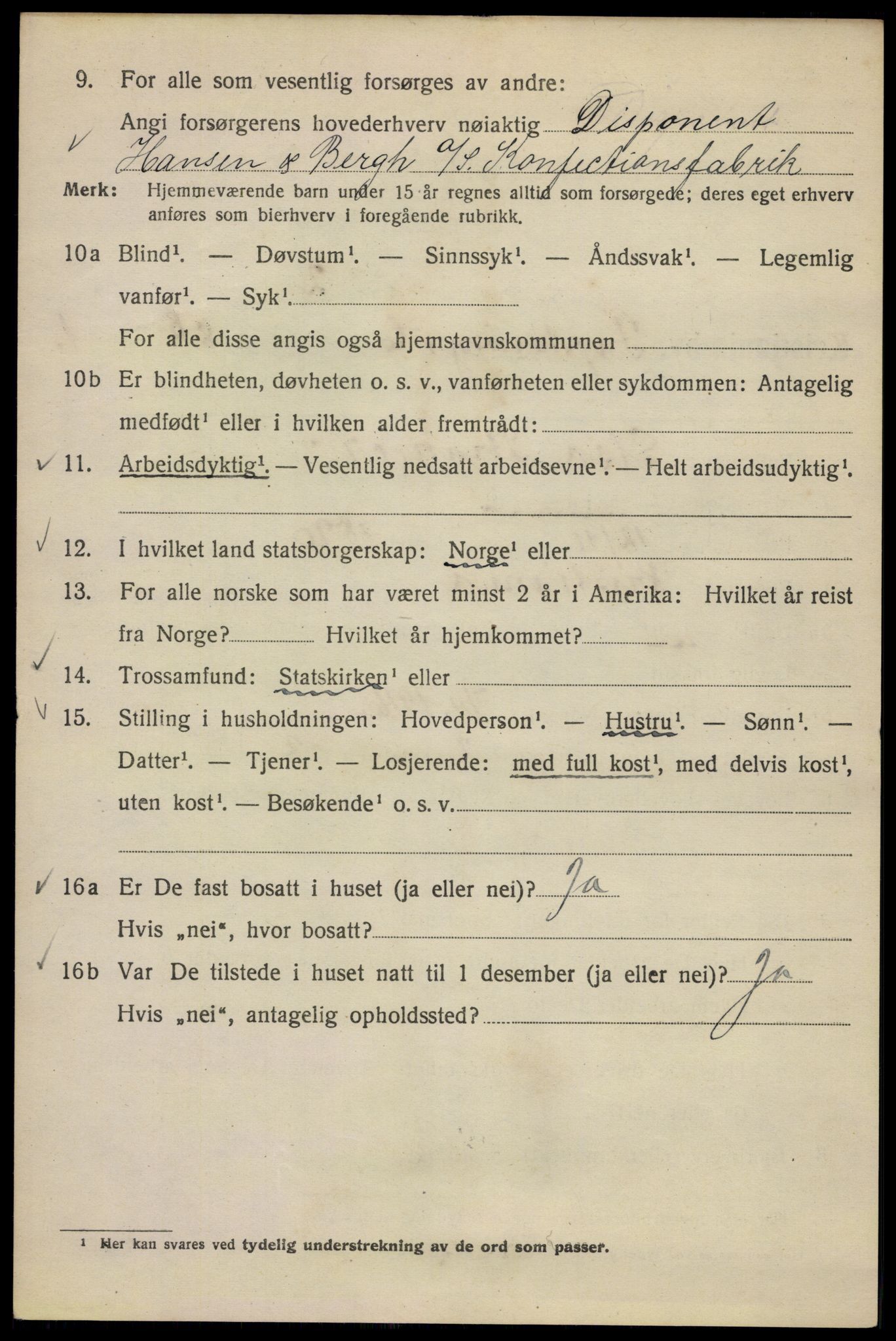 SAO, 1920 census for Kristiania, 1920, p. 225330