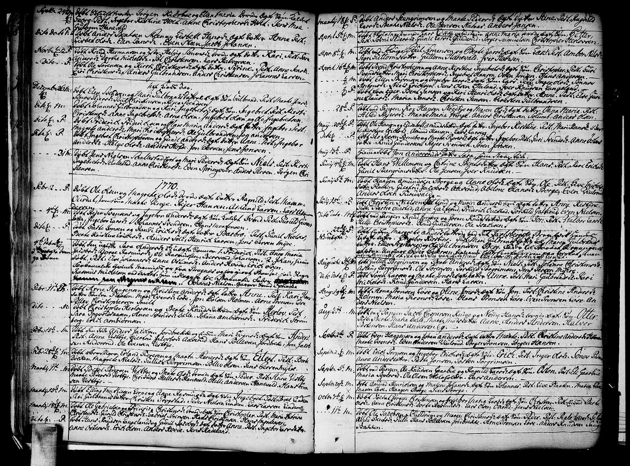 Skoger kirkebøker, SAKO/A-59/F/Fa/L0001: Parish register (official) no. I 1, 1746-1814, p. 34