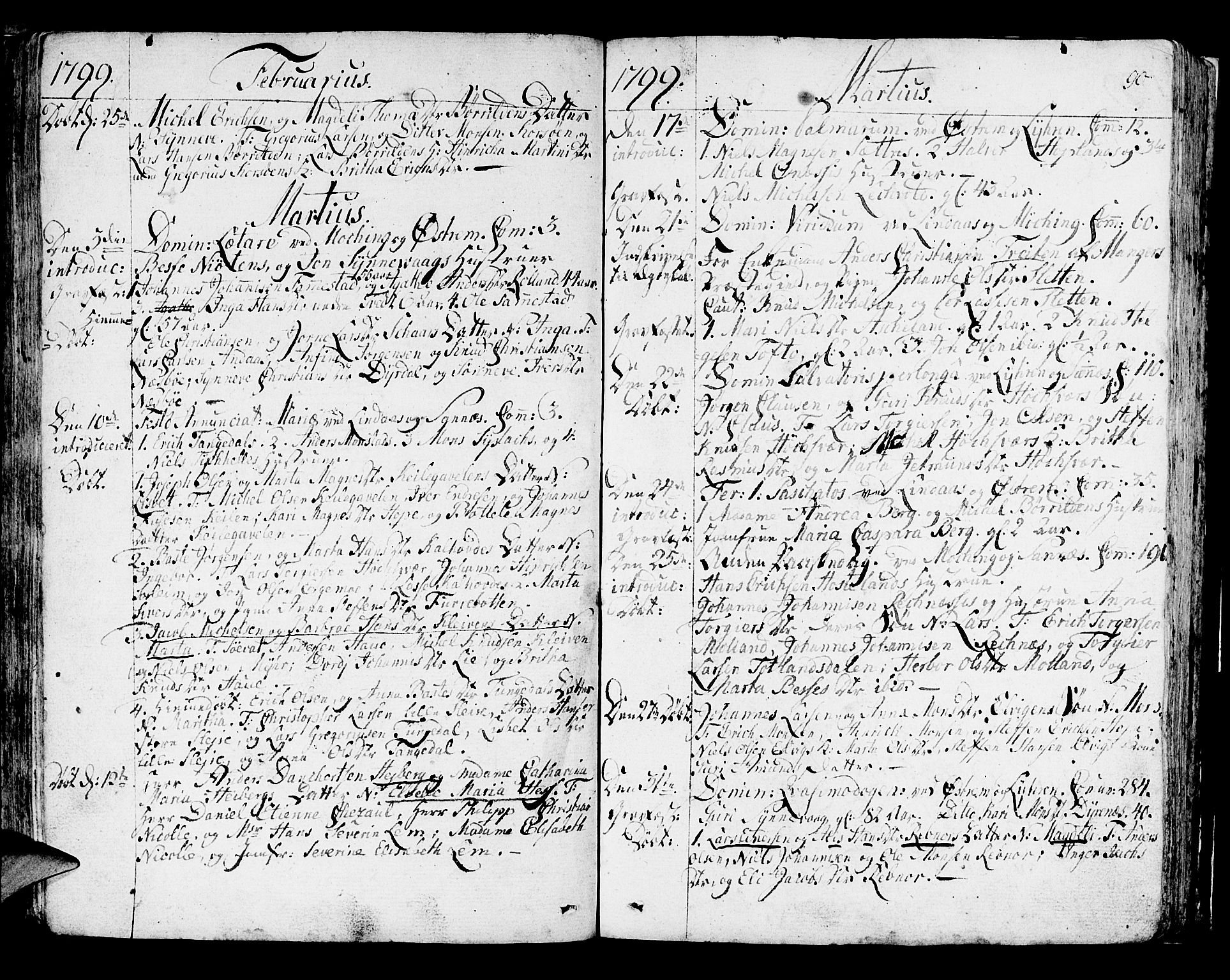 Lindås Sokneprestembete, AV/SAB-A-76701/H/Haa/Haaa/L0005: Parish register (official) no. A 5, 1791-1813, p. 90