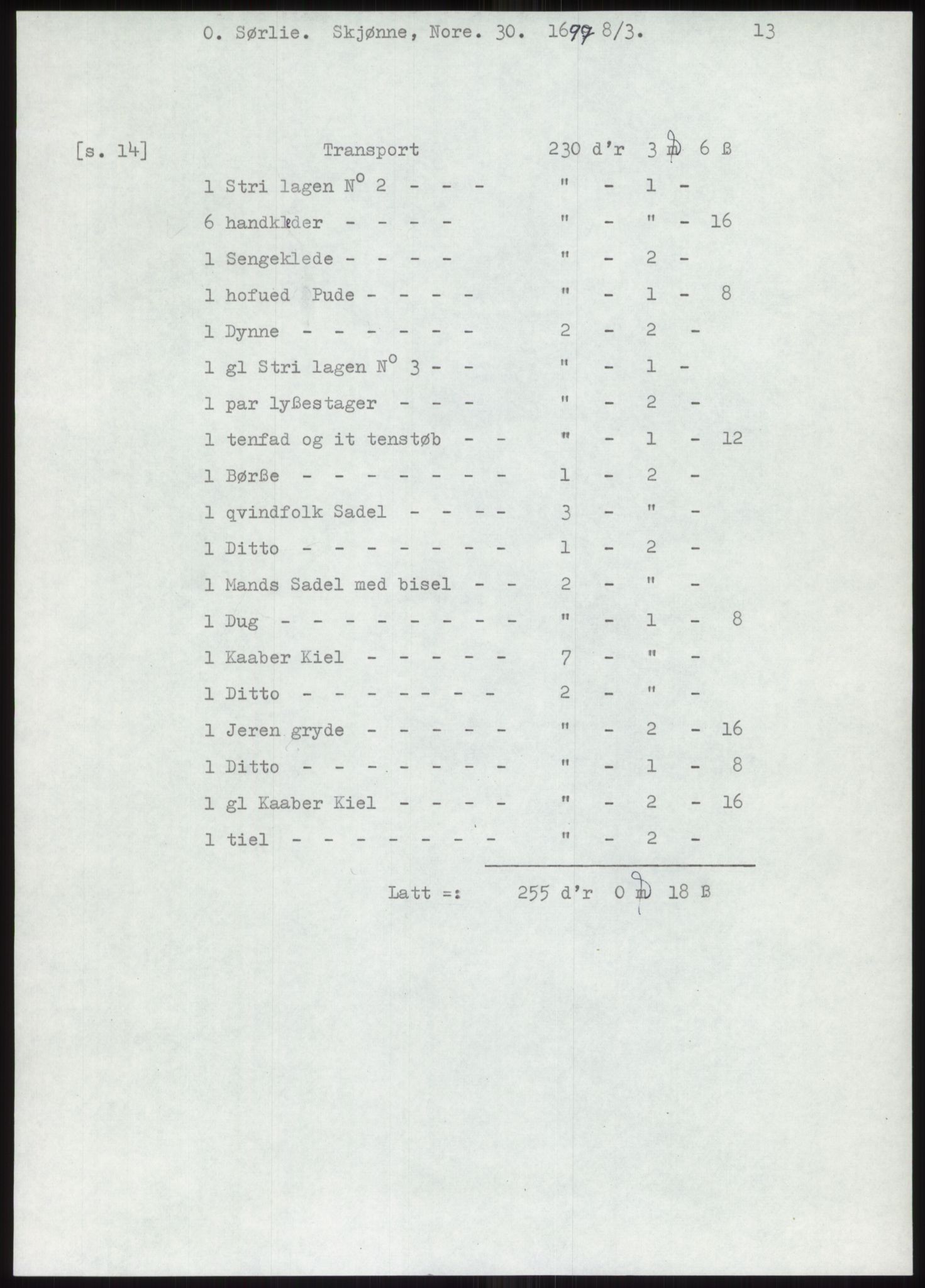 Samlinger til kildeutgivelse, Diplomavskriftsamlingen, AV/RA-EA-4053/H/Ha, p. 361