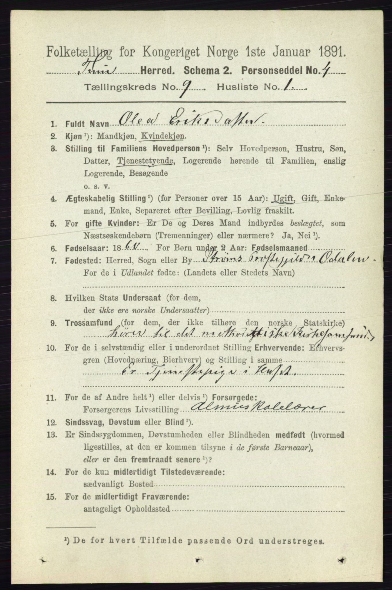 RA, 1891 census for 0130 Tune, 1891, p. 6193