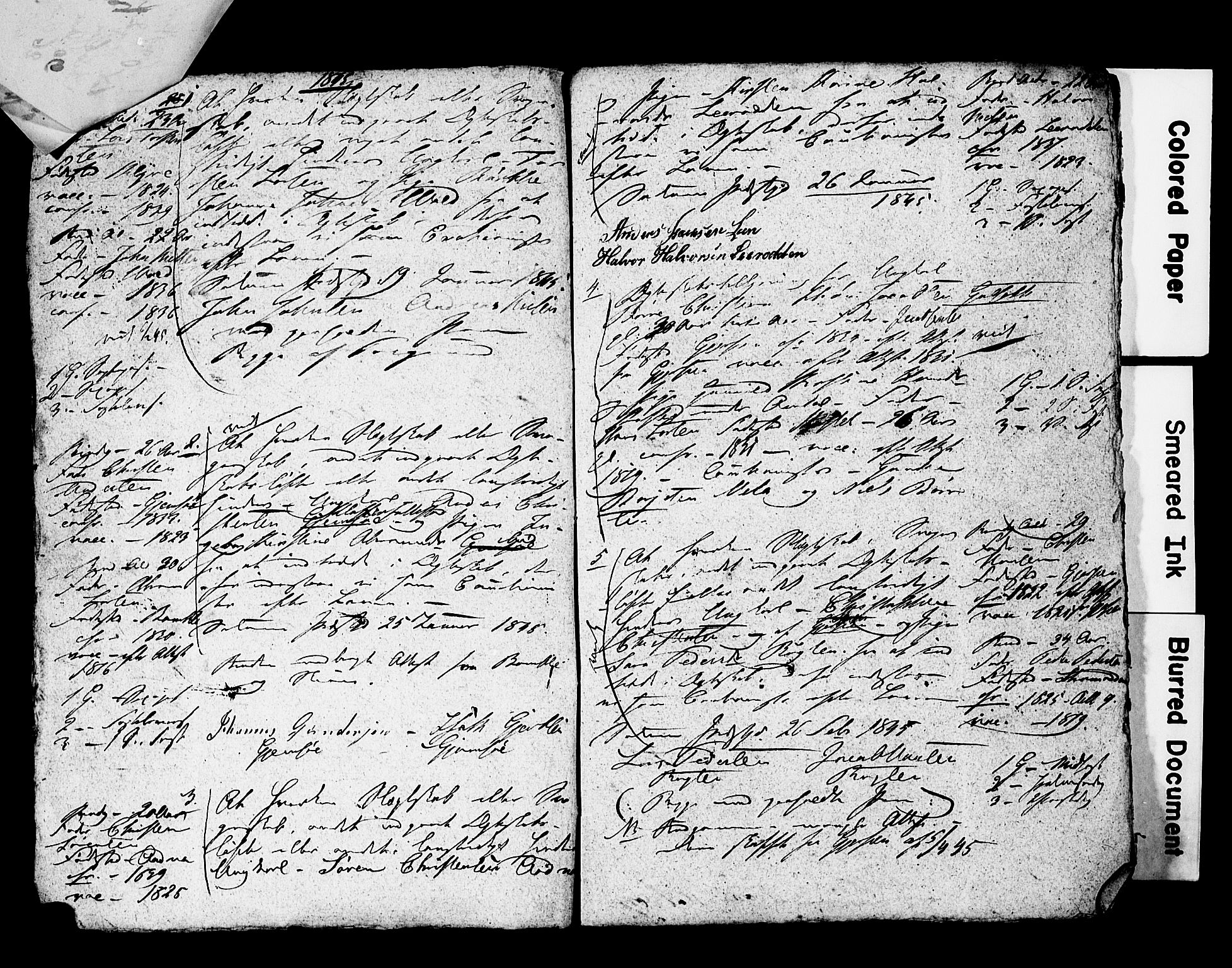 Solum kirkebøker, AV/SAKO-A-306/H/Hc/L0002: Best man's statements no. 2, 1844-1846