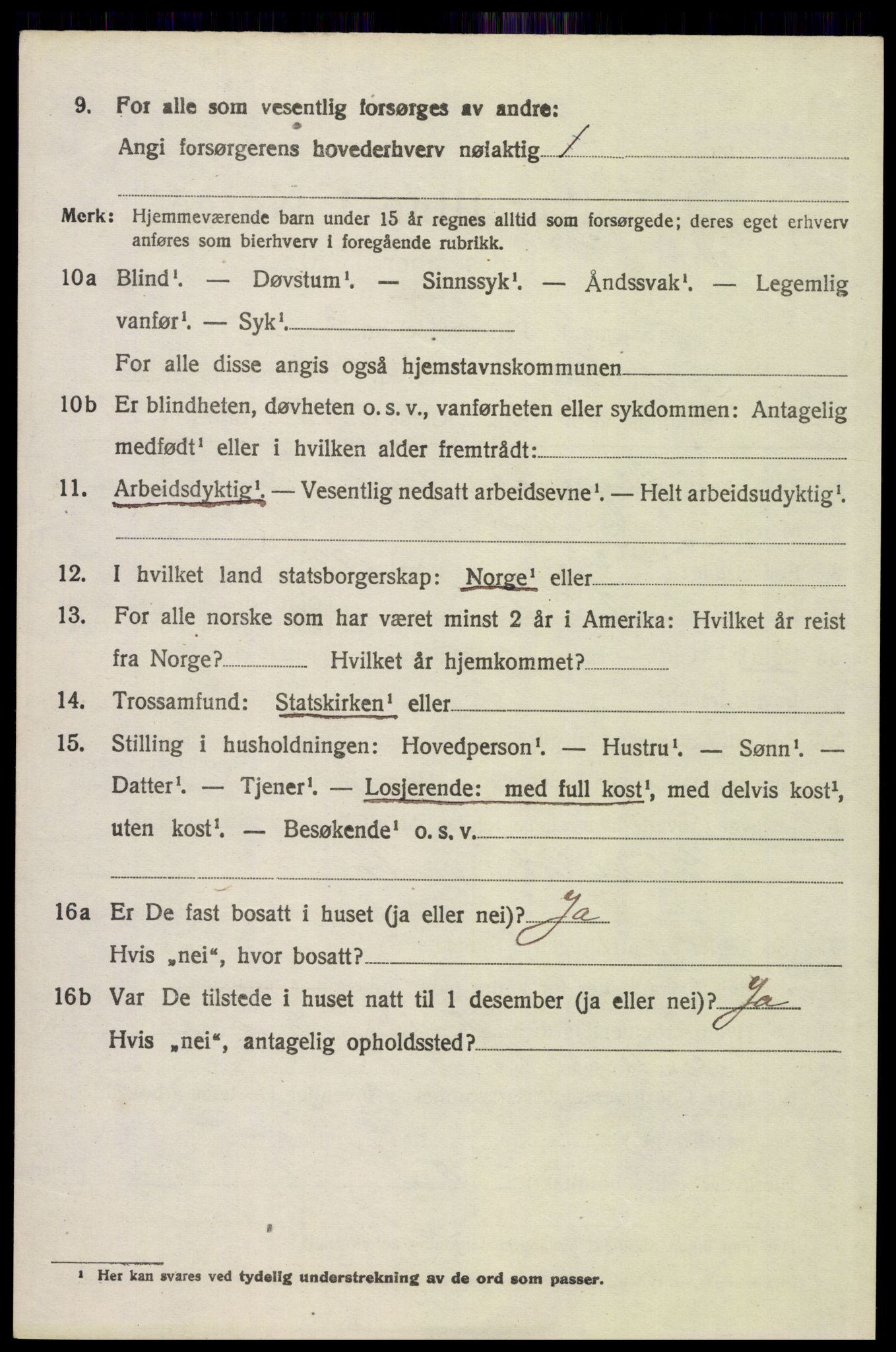 SAH, 1920 census for Åsnes, 1920, p. 10445