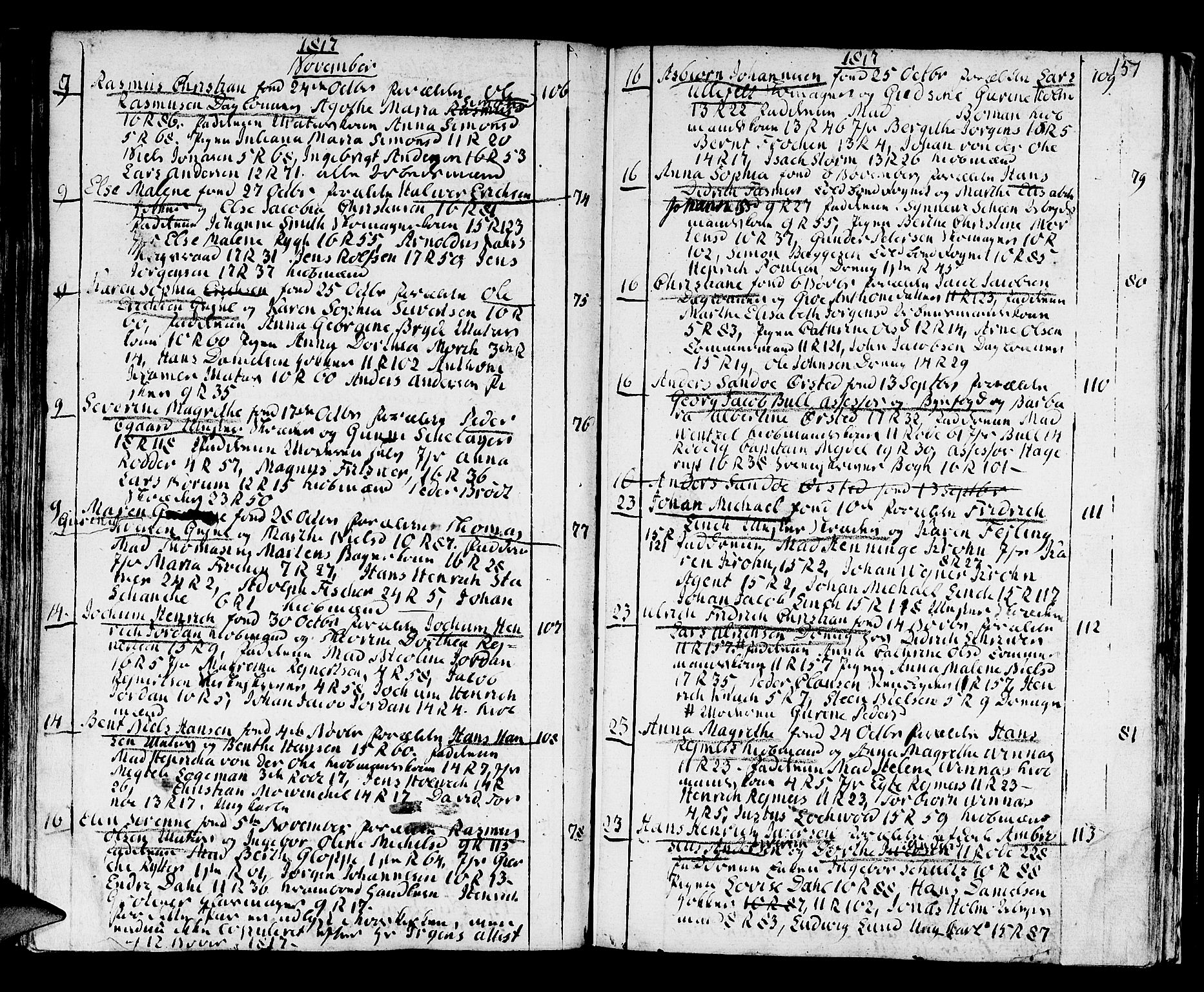Domkirken sokneprestembete, AV/SAB-A-74801/H/Haa/L0005: Parish register (official) no. A 5, 1808-1820, p. 150-151