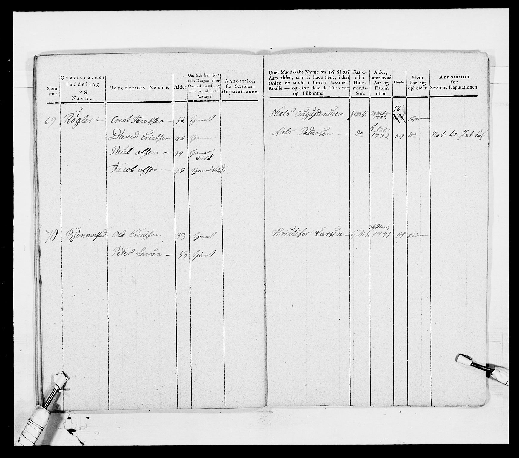 Generalitets- og kommissariatskollegiet, Det kongelige norske kommissariatskollegium, AV/RA-EA-5420/E/Eh/L0003: 1. Sønnafjelske dragonregiment, 1767-1812, p. 726