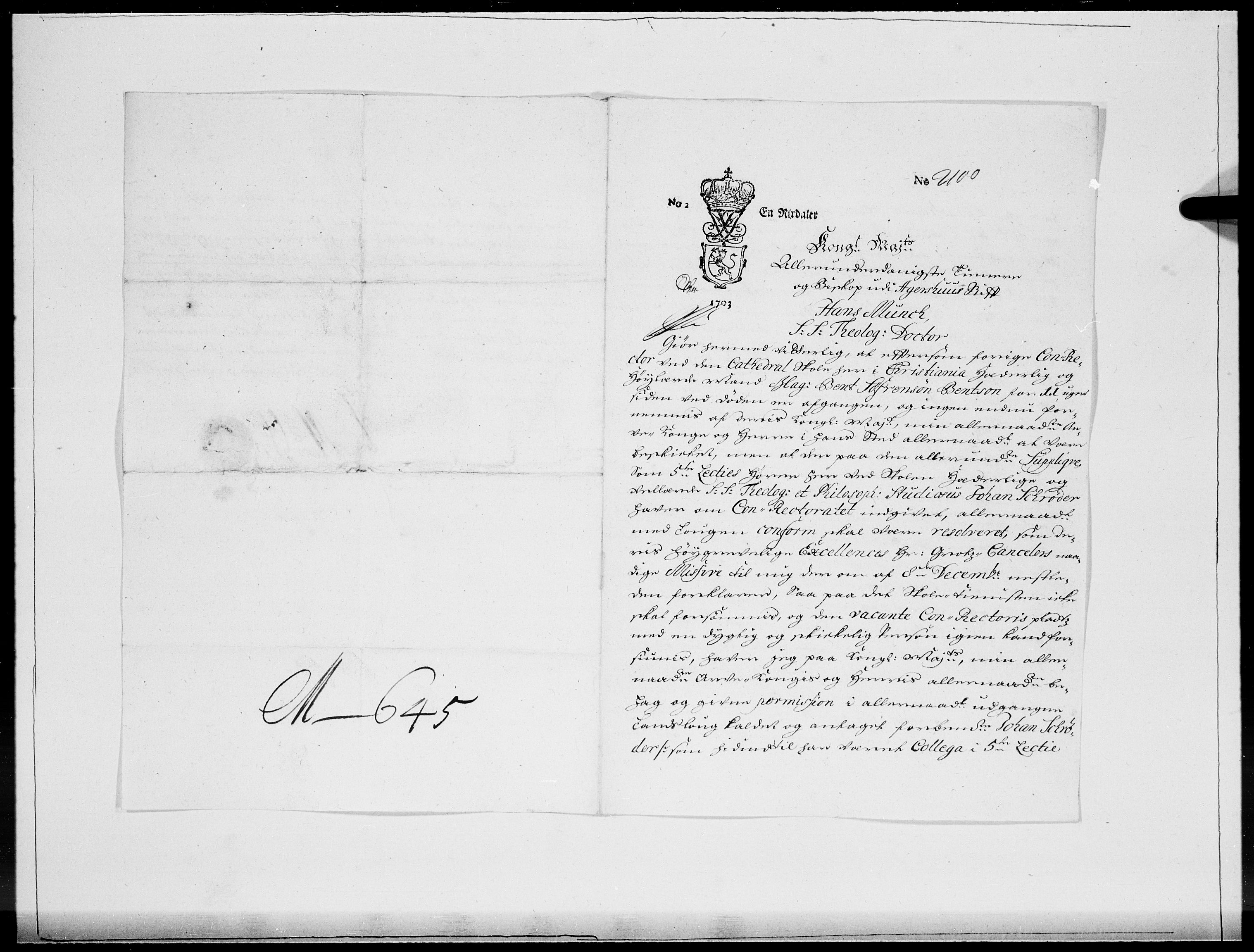 Danske Kanselli 1572-1799, AV/RA-EA-3023/F/Fc/Fcc/Fcca/L0055: Norske innlegg 1572-1799, 1704, p. 18