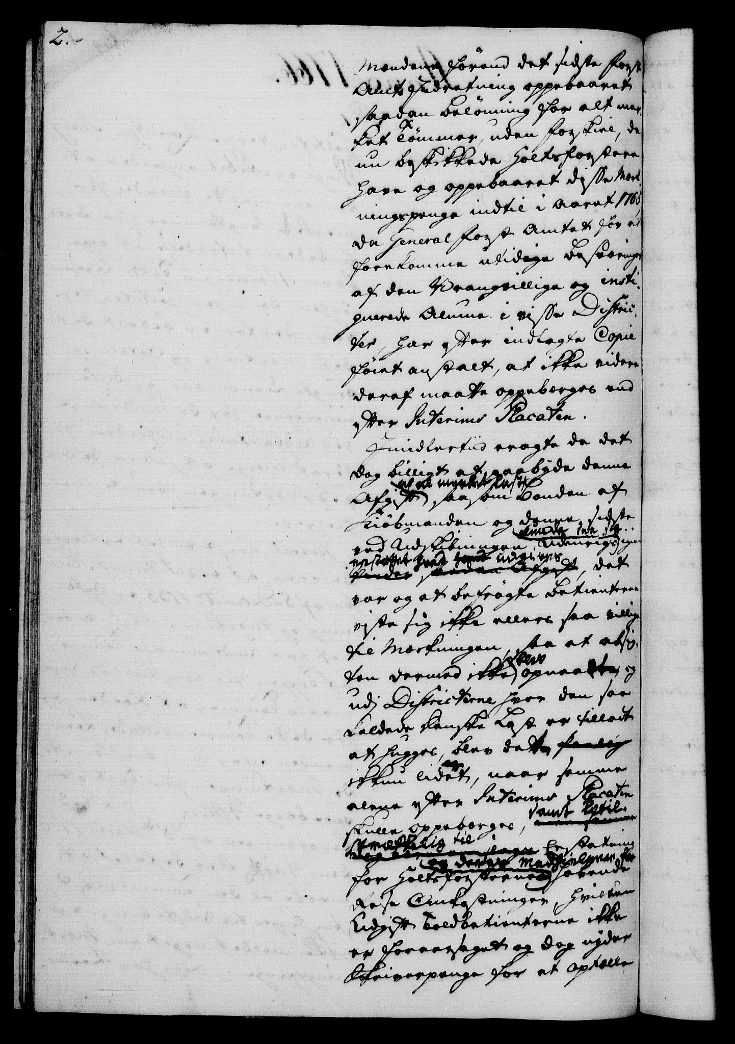 Rentekammeret, Kammerkanselliet, RA/EA-3111/G/Gh/Gha/L0035: Norsk ekstraktmemorialprotokoll (merket RK 53.80), 1759-1771, p. 2