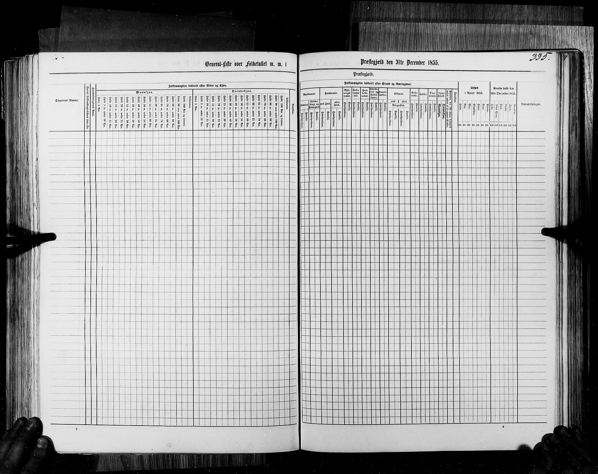 RA, Census 1855, vol. 6B: Nordland amt og Finnmarken amt, 1855, p. 335