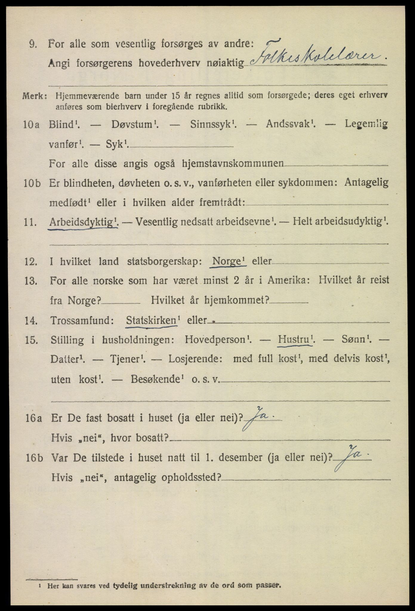 SAH, 1920 census for Ringsaker, 1920, p. 21563