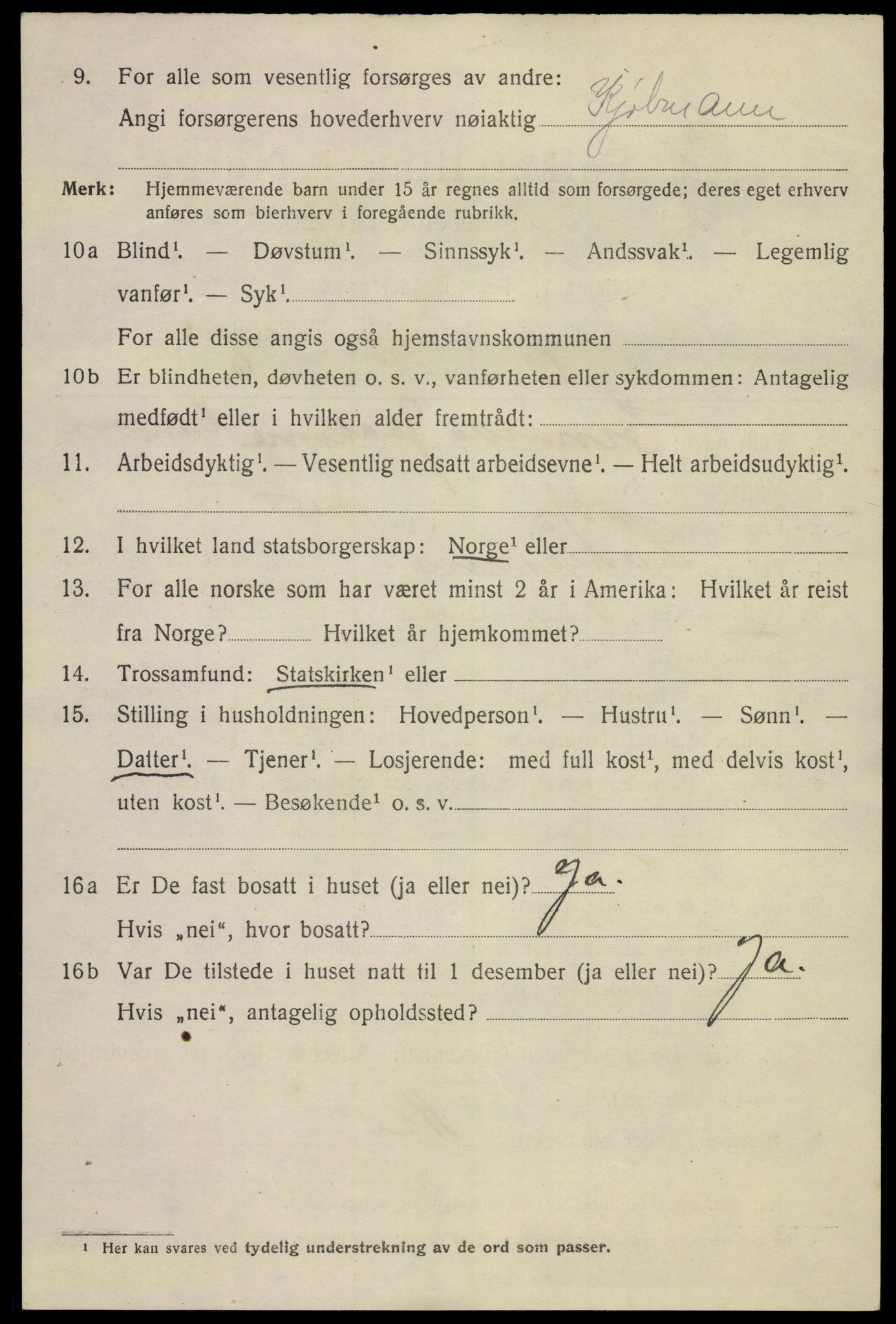 SAKO, 1920 census for Langesund, 1920, p. 1670