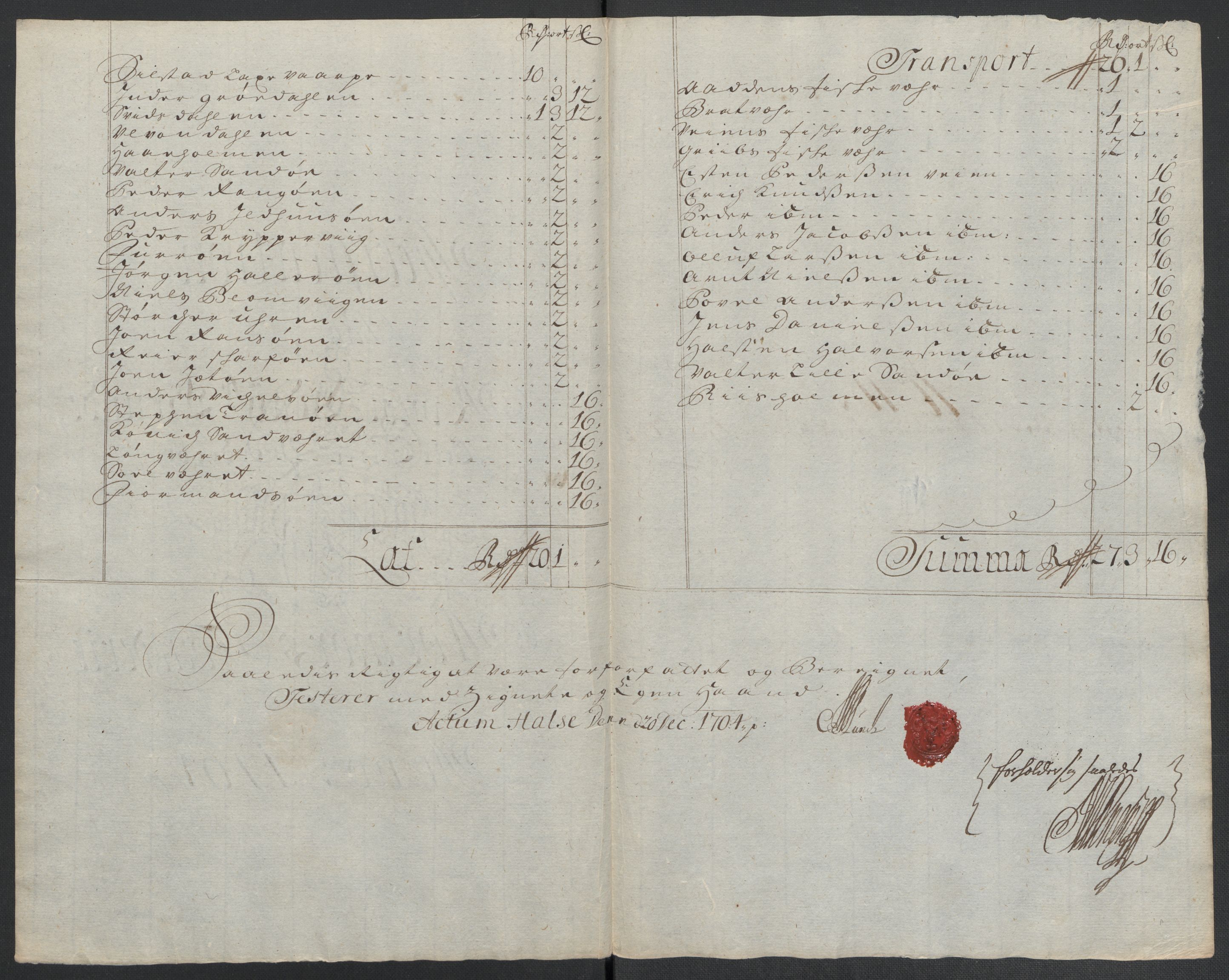 Rentekammeret inntil 1814, Reviderte regnskaper, Fogderegnskap, RA/EA-4092/R56/L3740: Fogderegnskap Nordmøre, 1703-1704, p. 296