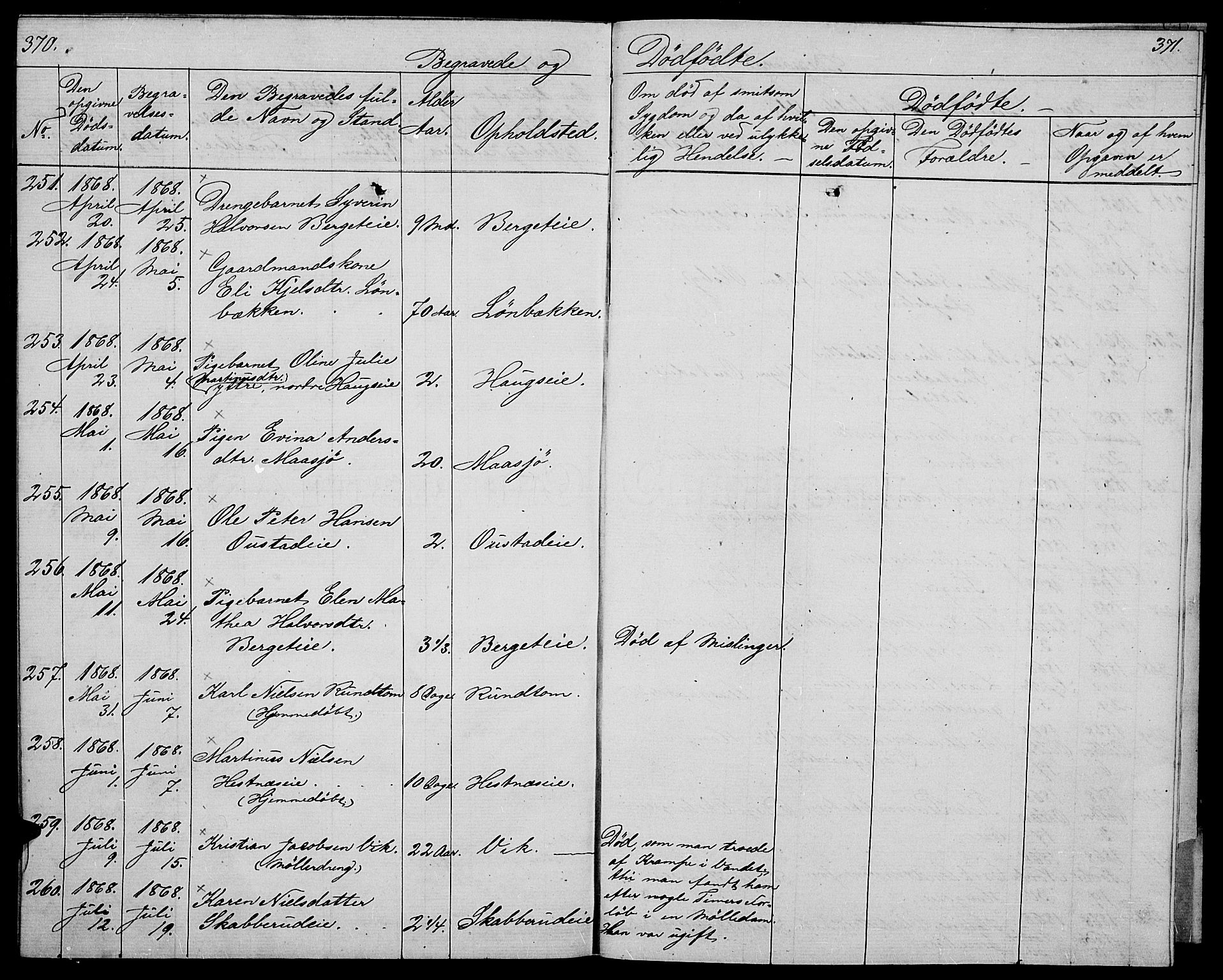 Stange prestekontor, AV/SAH-PREST-002/L/L0004: Parish register (copy) no. 4, 1861-1869, p. 370-371