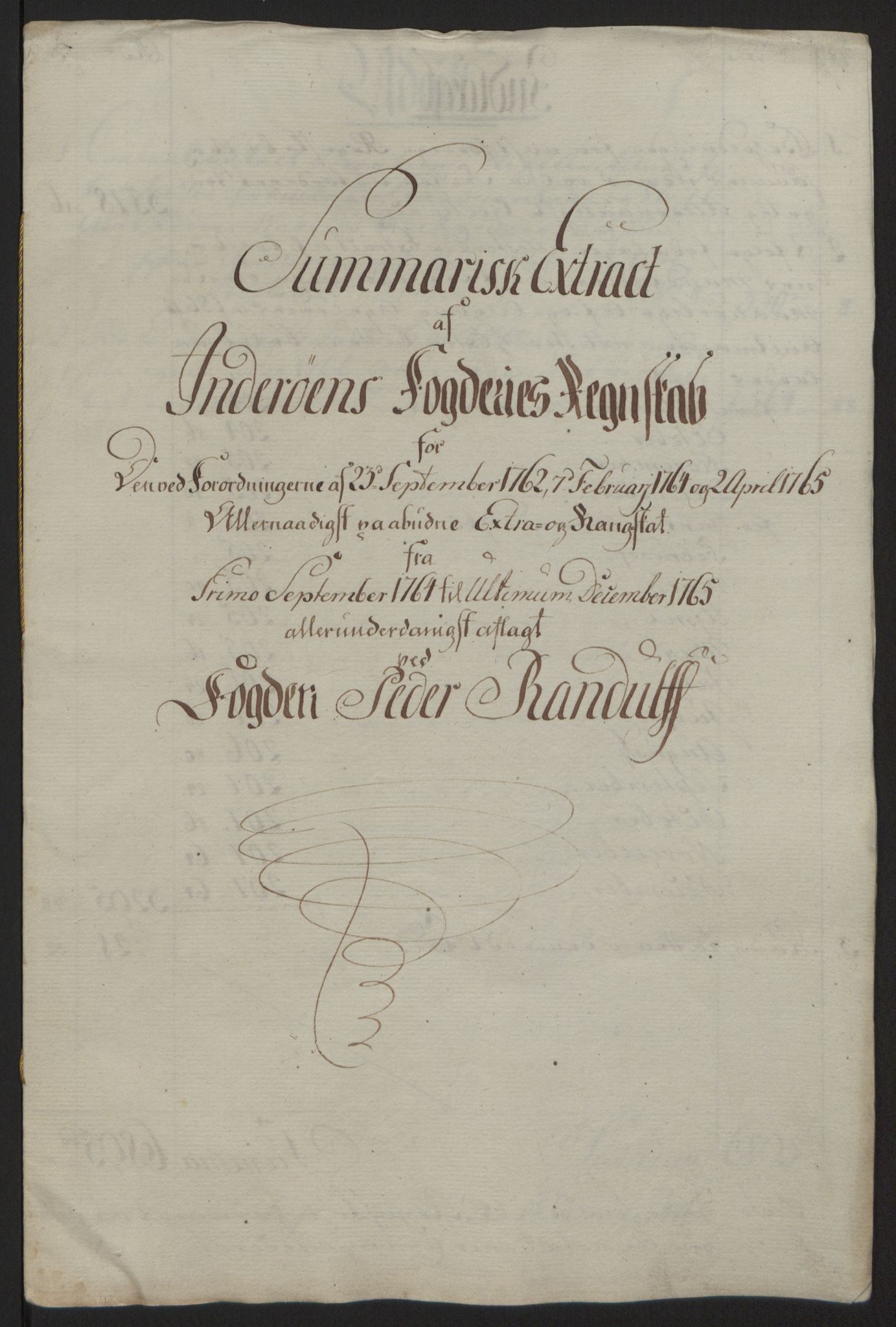 Rentekammeret inntil 1814, Reviderte regnskaper, Fogderegnskap, AV/RA-EA-4092/R63/L4420: Ekstraskatten Inderøy, 1762-1772, p. 170