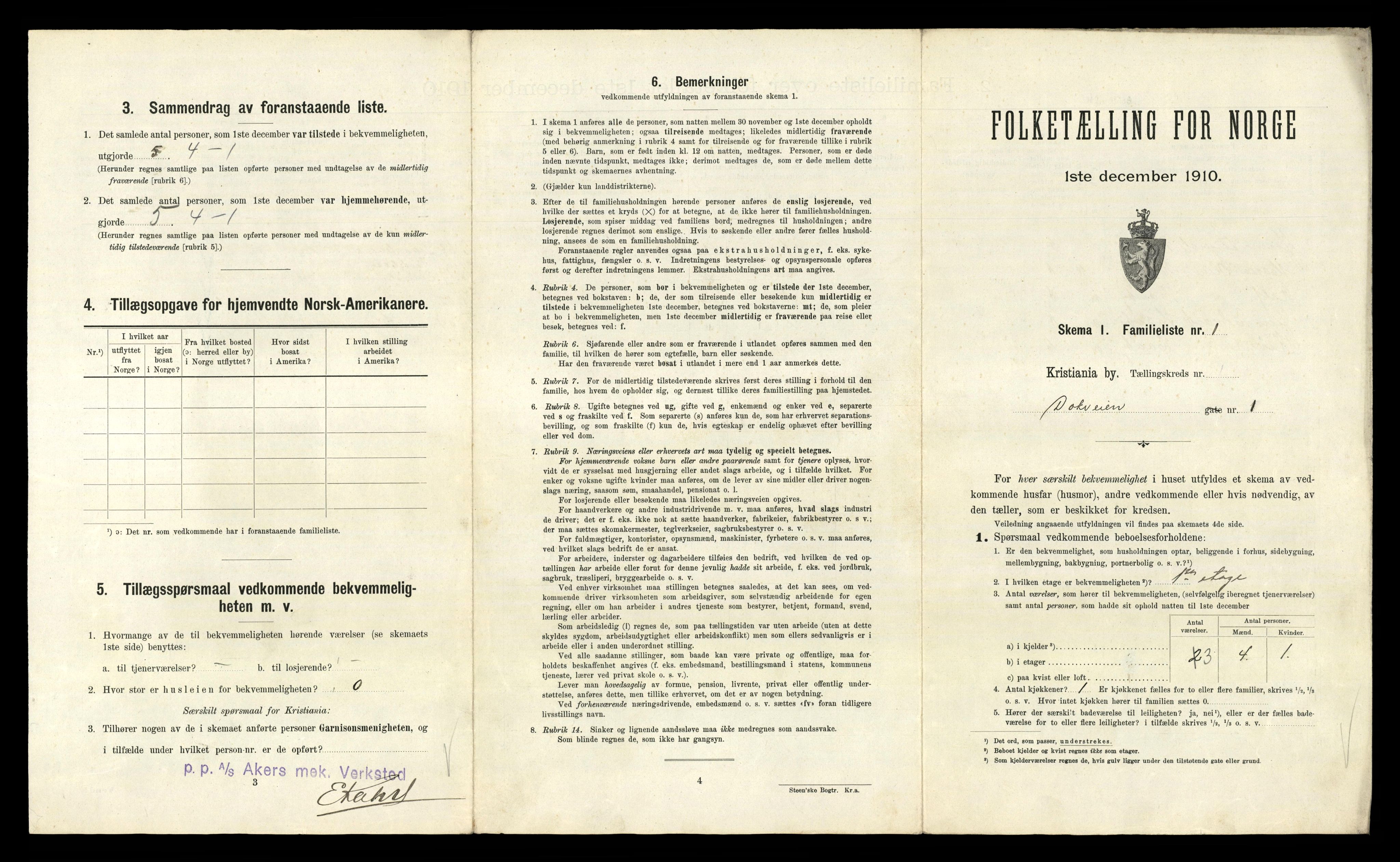 RA, 1910 census for Kristiania, 1910, p. 16499