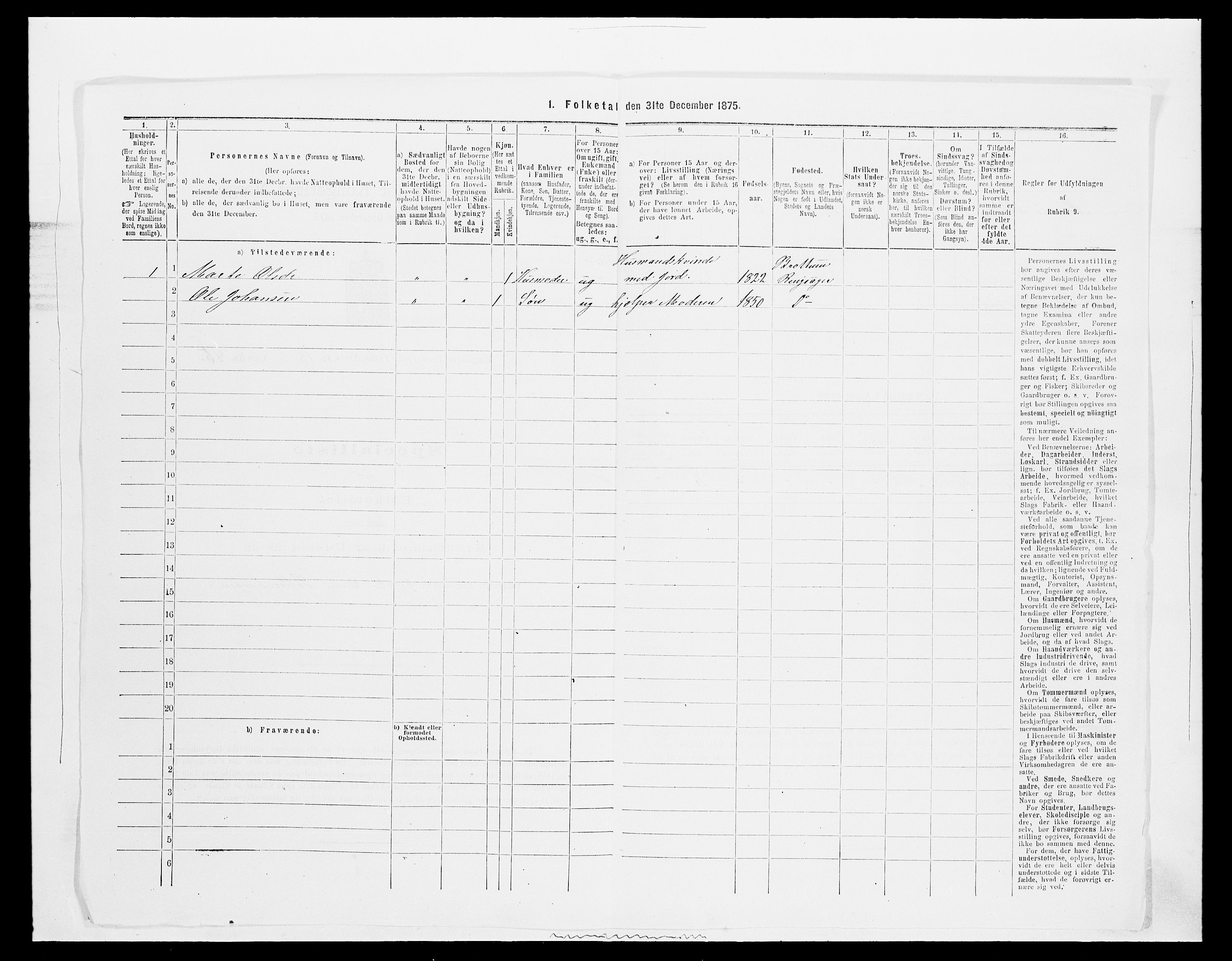 SAH, 1875 census for 0412P Ringsaker, 1875, p. 3727