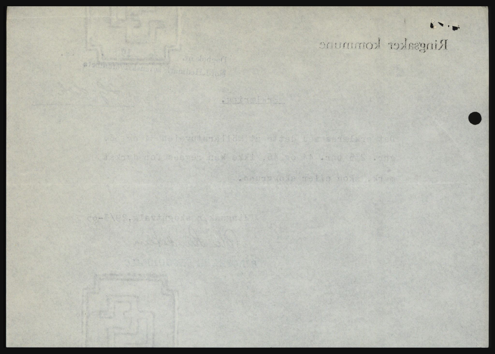 Nord-Hedmark sorenskriveri, SAH/TING-012/H/Hc/L0021: Mortgage book no. 21, 1964-1965, Diary no: : 1501/1965