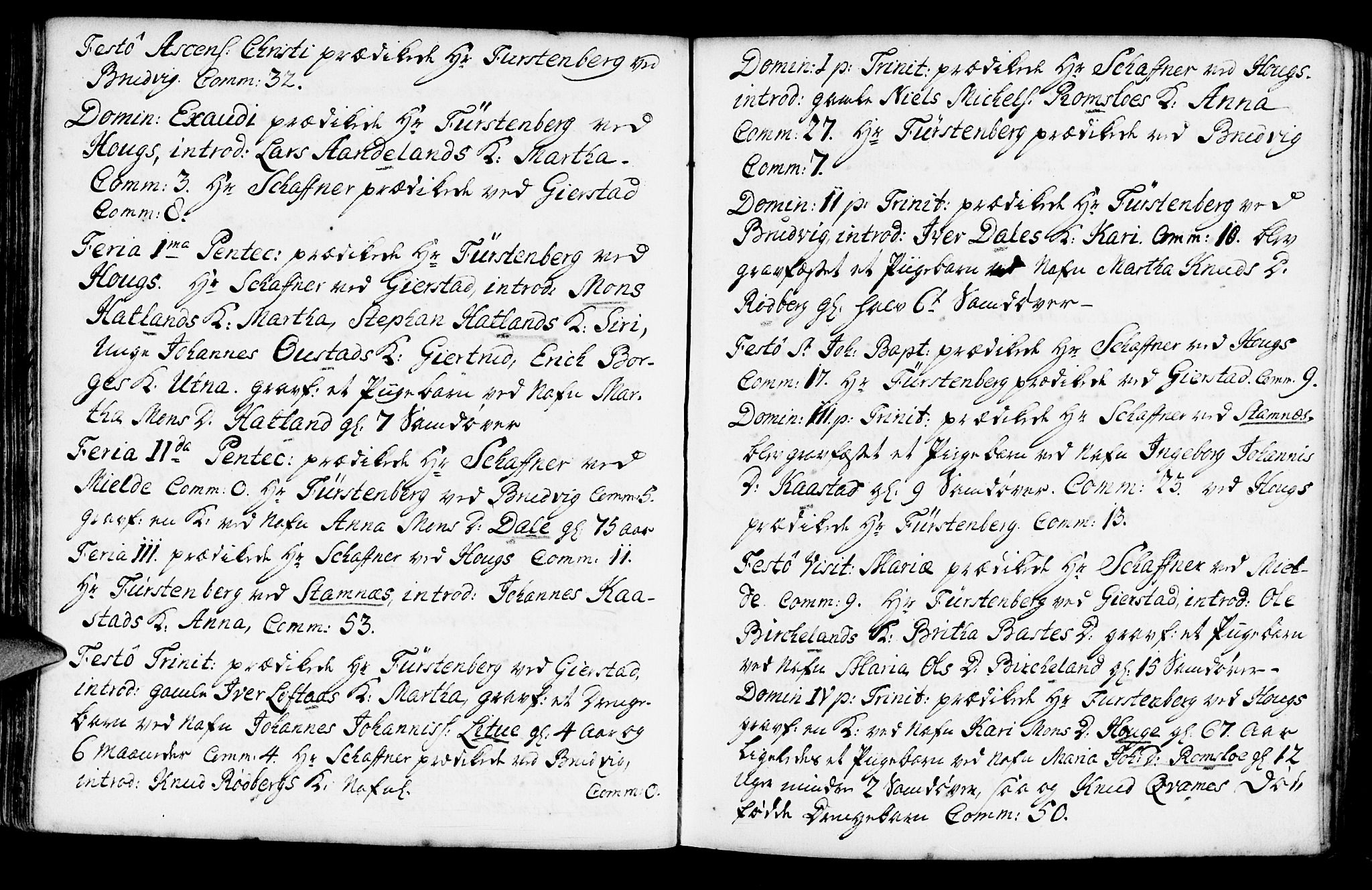 Haus sokneprestembete, AV/SAB-A-75601/H/Haa: Parish register (official) no. A 7, 1748-1766, p. 141