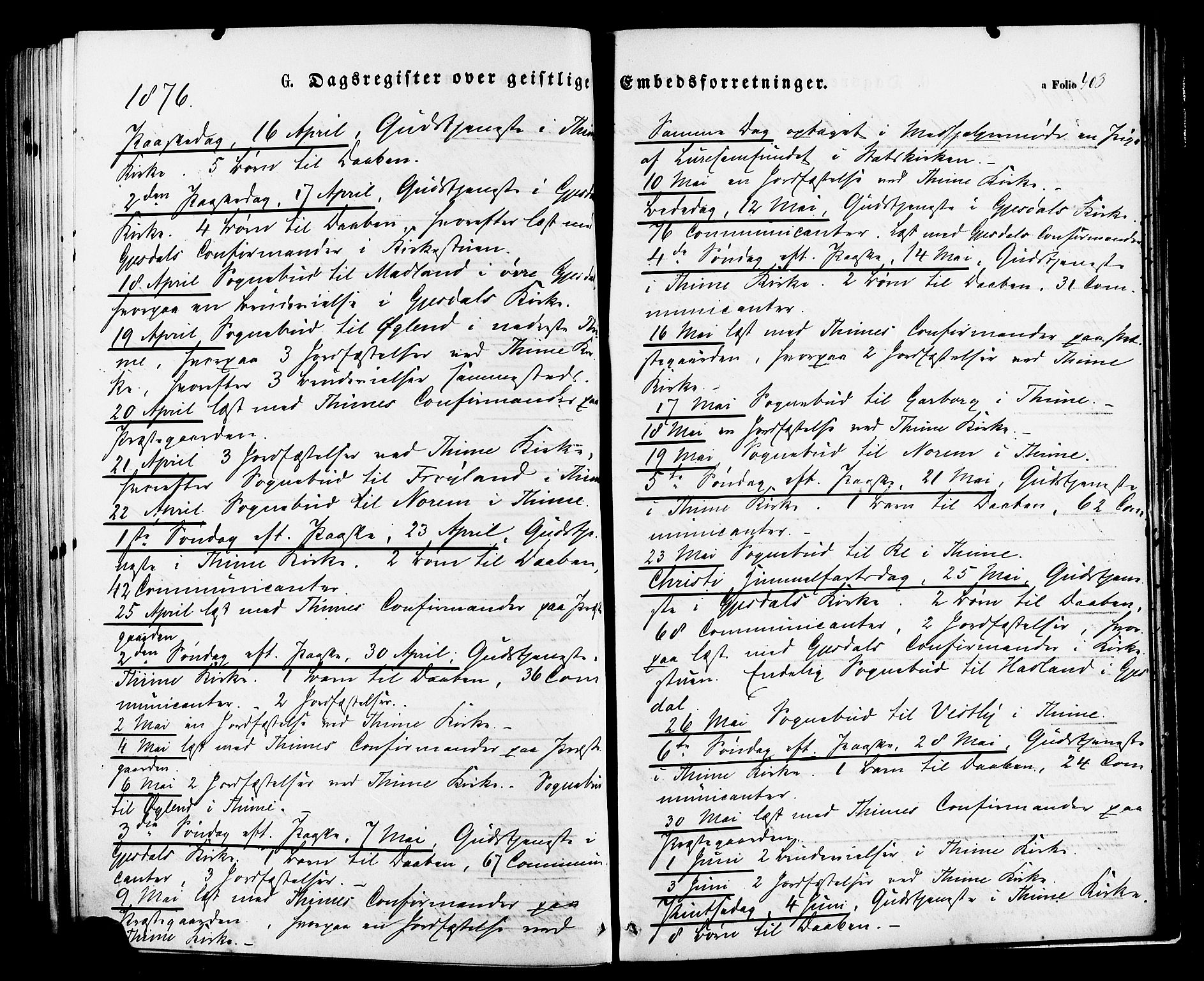 Lye sokneprestkontor, AV/SAST-A-101794/001/30BA/L0008: Parish register (official) no. A 7, 1872-1881, p. 403