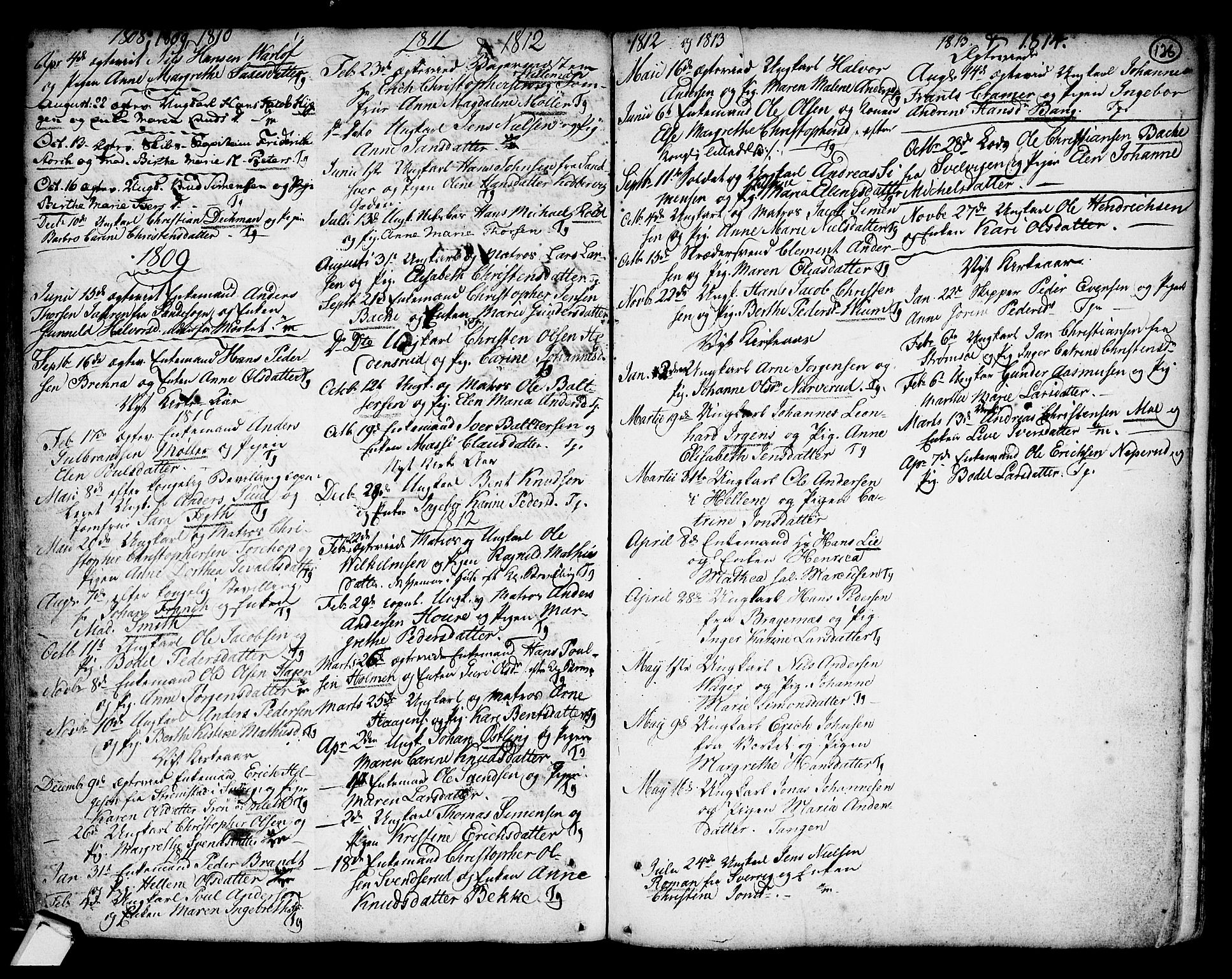 Strømsø kirkebøker, AV/SAKO-A-246/F/Fb/L0002: Parish register (official) no. II 2, 1739-1814, p. 136