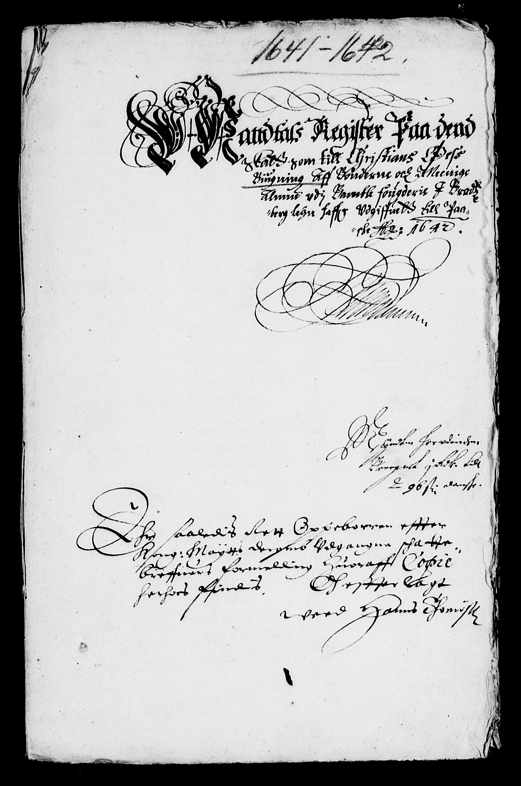 Rentekammeret inntil 1814, Reviderte regnskaper, Lensregnskaper, RA/EA-5023/R/Rb/Rbp/L0027: Bratsberg len, 1641-1643