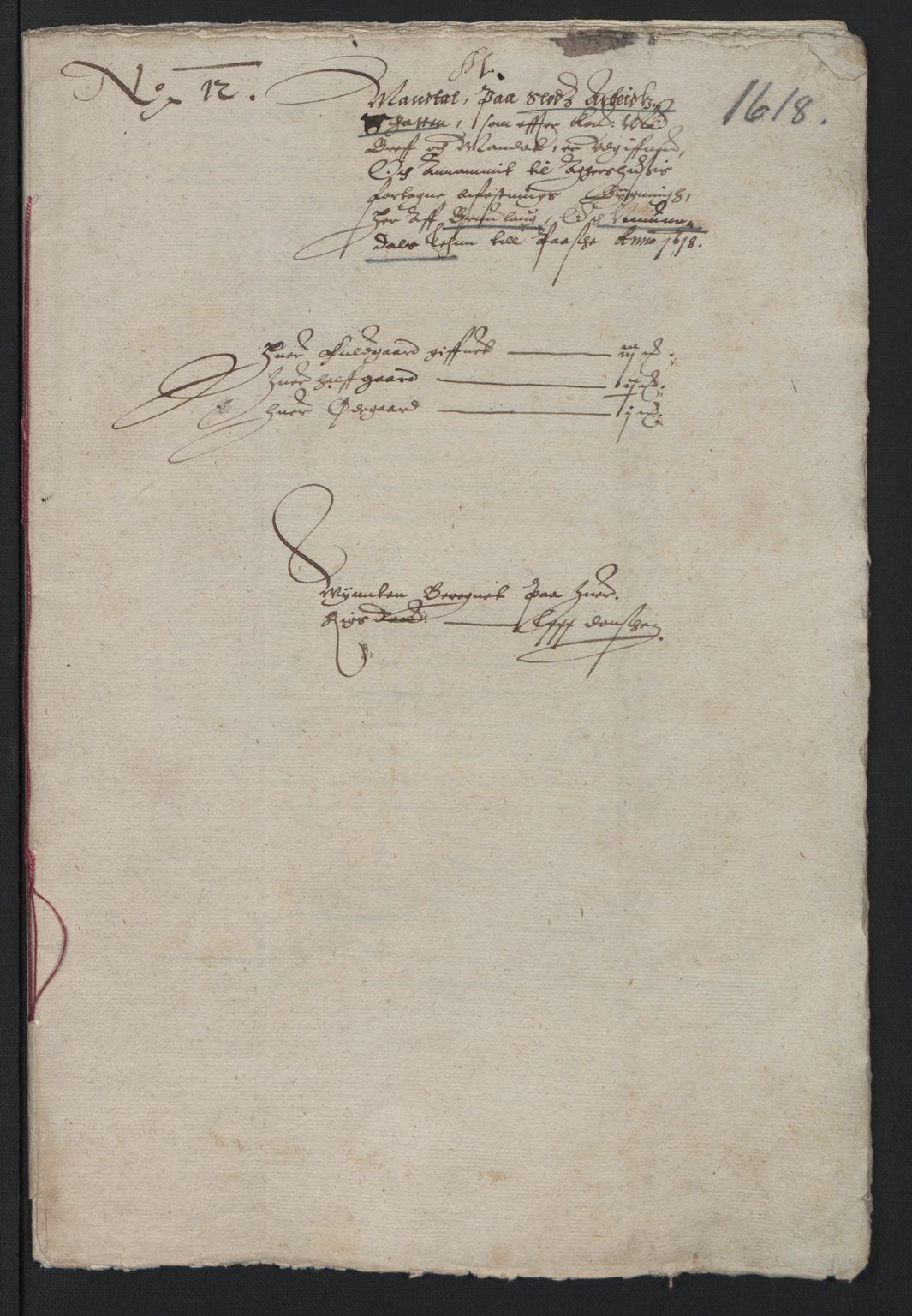 Rentekammeret inntil 1814, Reviderte regnskaper, Lensregnskaper, AV/RA-EA-5023/R/Rb/Rba/L0046: Akershus len, 1617-1618