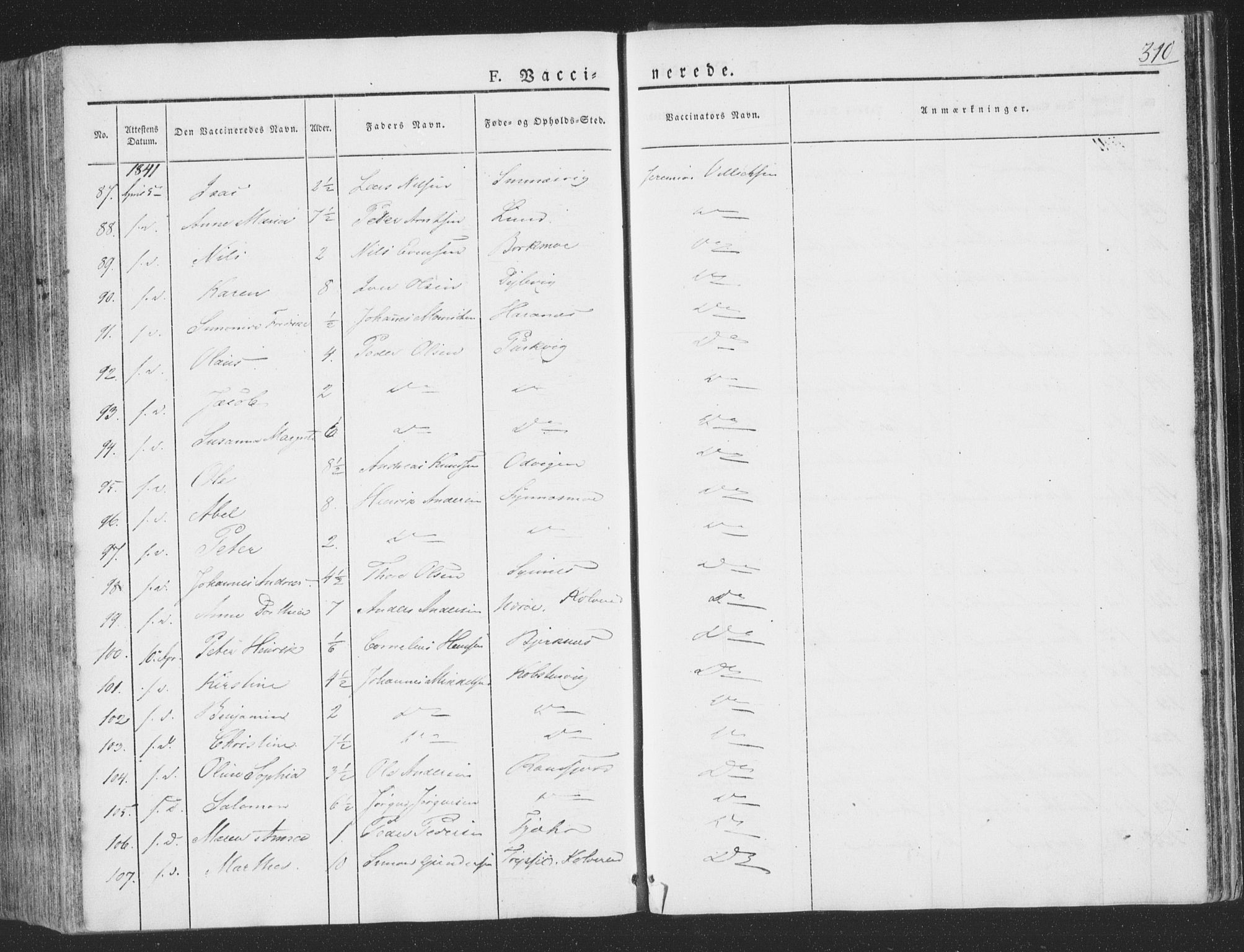 Ministerialprotokoller, klokkerbøker og fødselsregistre - Nord-Trøndelag, AV/SAT-A-1458/780/L0639: Parish register (official) no. 780A04, 1830-1844, p. 310