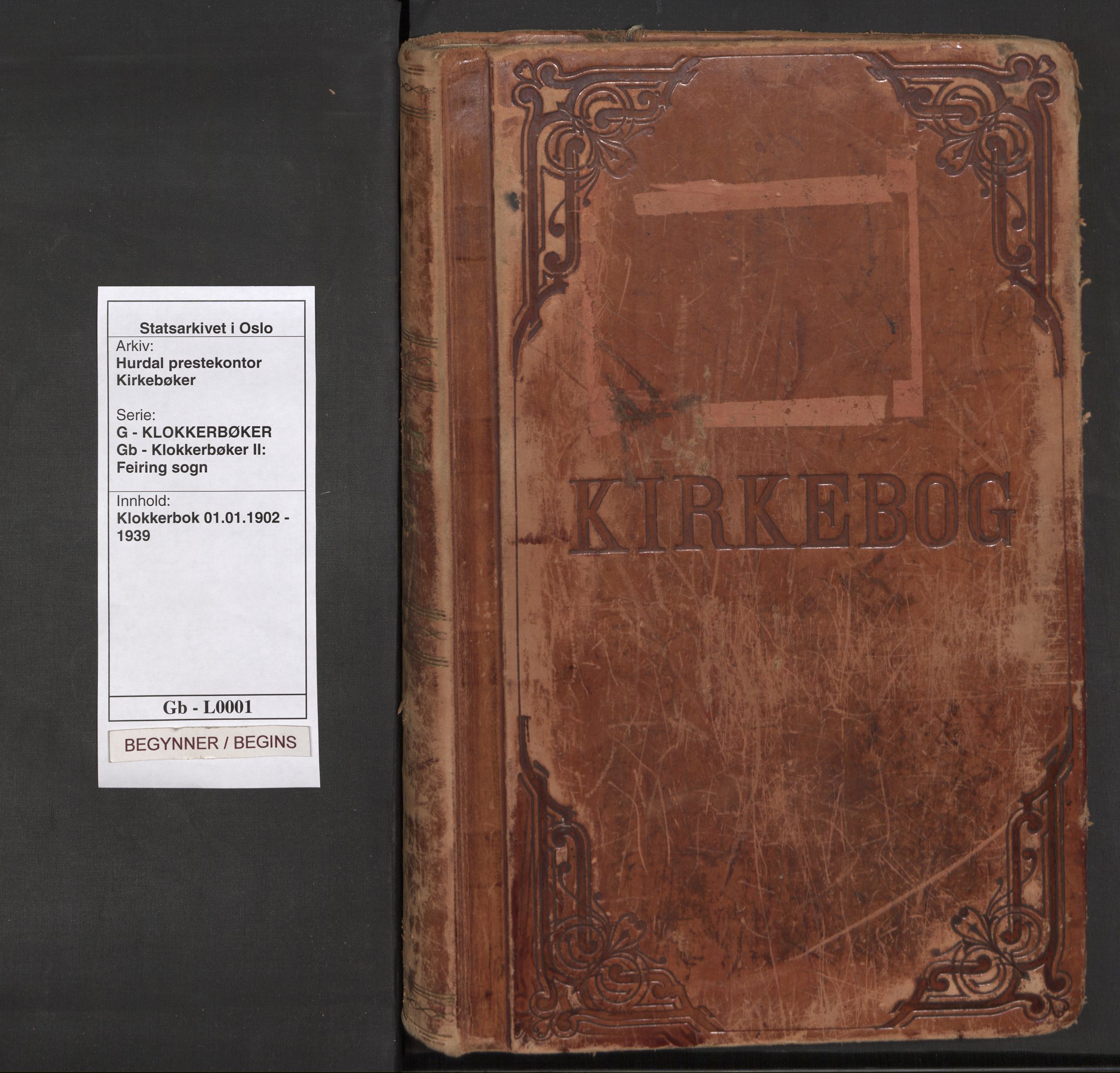 Hurdal prestekontor Kirkebøker, AV/SAO-A-10889/G/Gb/L0001: Parish register (copy) no. II 1, 1902-1939