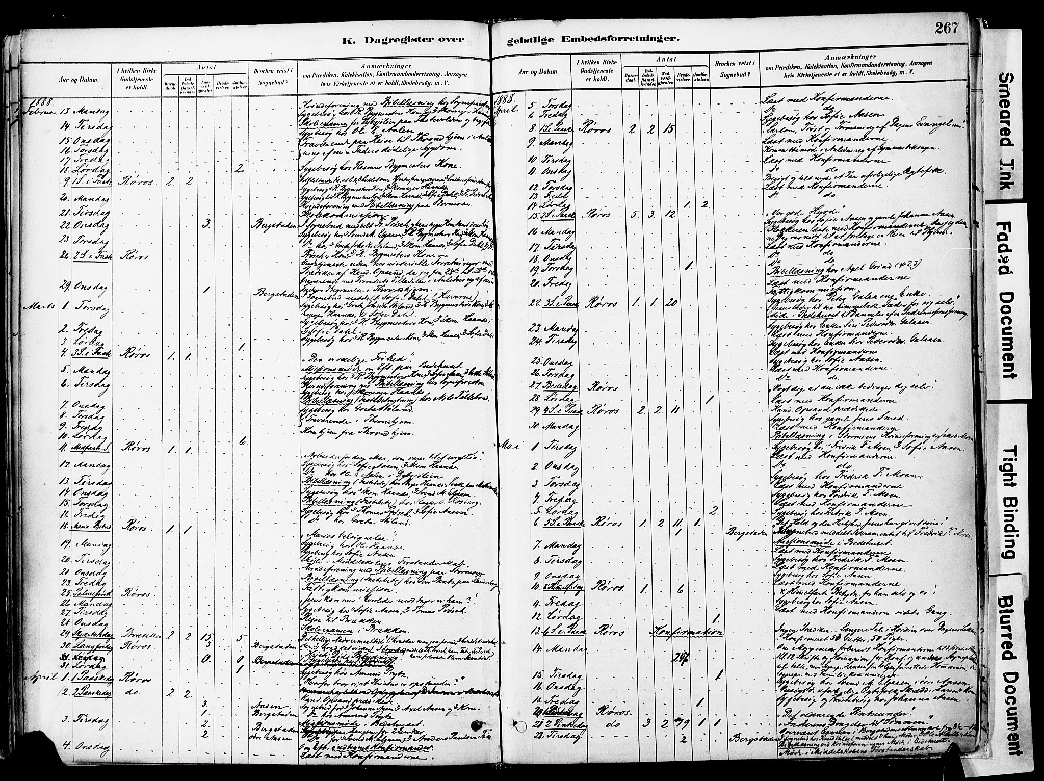 Ministerialprotokoller, klokkerbøker og fødselsregistre - Sør-Trøndelag, SAT/A-1456/681/L0933: Parish register (official) no. 681A11, 1879-1890, p. 267