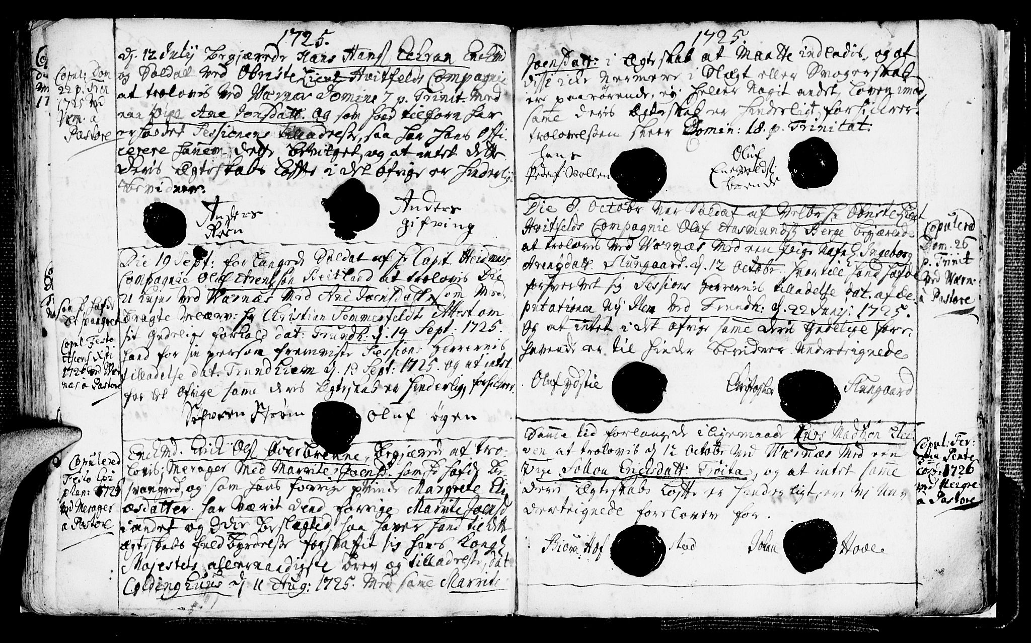 Ministerialprotokoller, klokkerbøker og fødselsregistre - Nord-Trøndelag, SAT/A-1458/709/L0053: Parish register (official) no. 709A01, 1714-1729