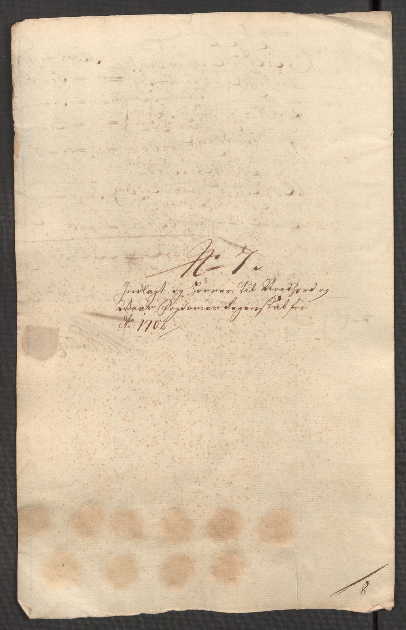 Rentekammeret inntil 1814, Reviderte regnskaper, Fogderegnskap, AV/RA-EA-4092/R51/L3186: Fogderegnskap Nordhordland og Voss, 1702-1703, p. 130