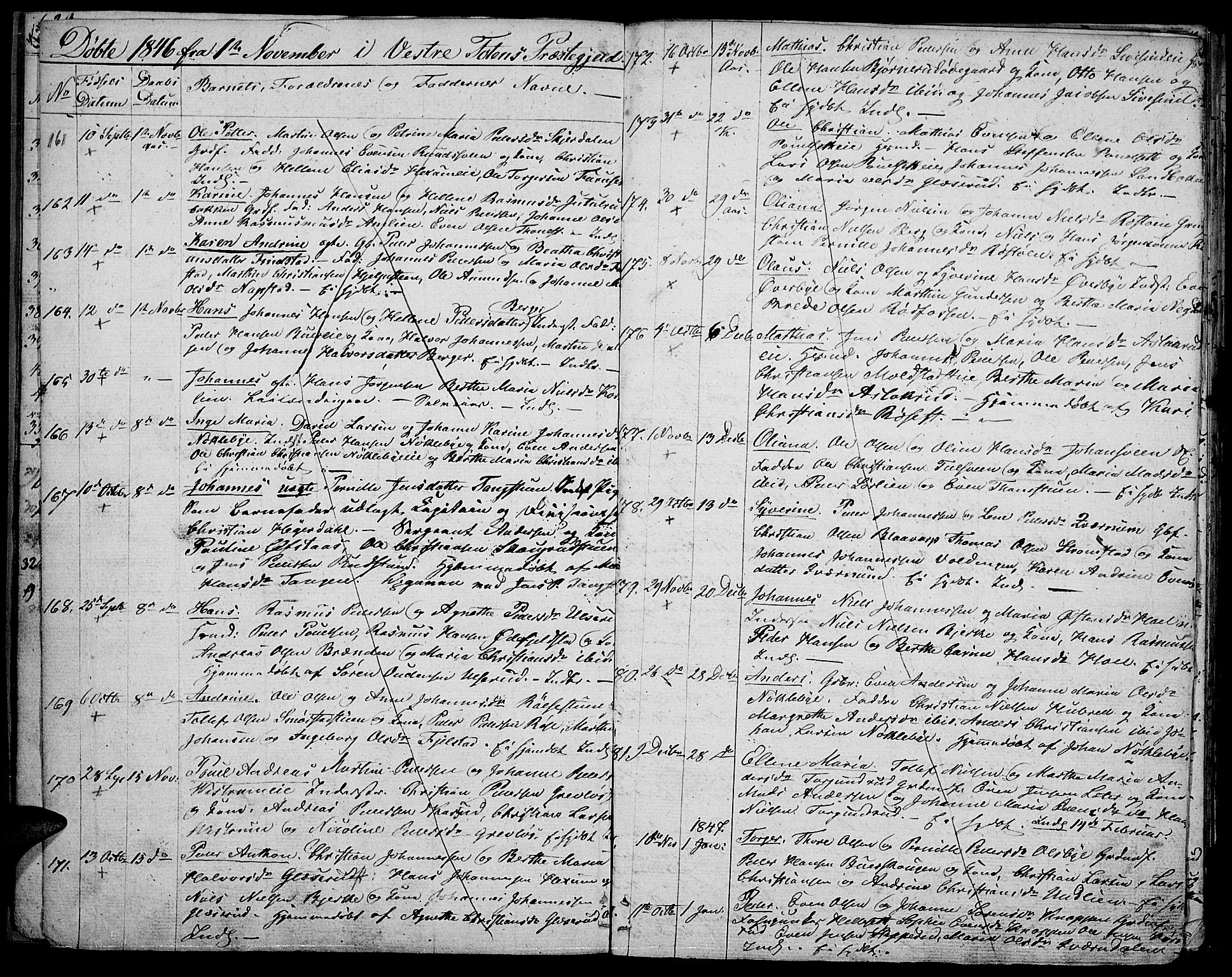 Vestre Toten prestekontor, SAH/PREST-108/H/Ha/Hab/L0003: Parish register (copy) no. 3, 1846-1854, p. 10